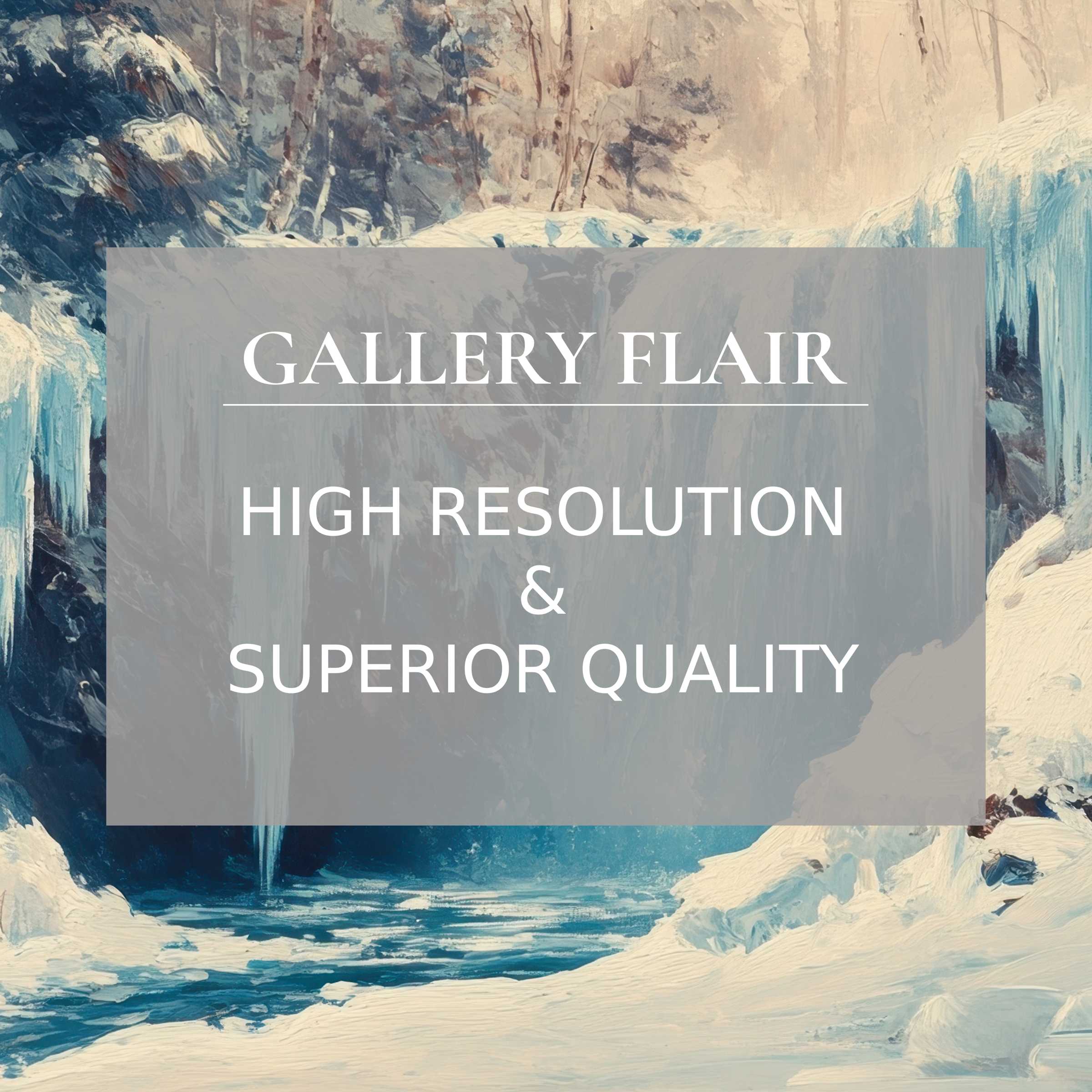 Winter forest scene iPad wallpaper with serene snowy hues, designed for high-resolution digital download as a curated tablet background