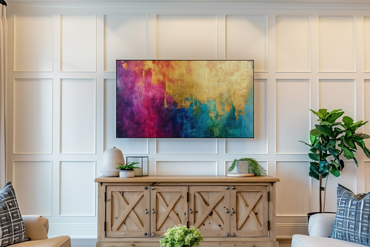 8 Abstract Frame TV Art Picks to Refresh Your Samsung Display This Season