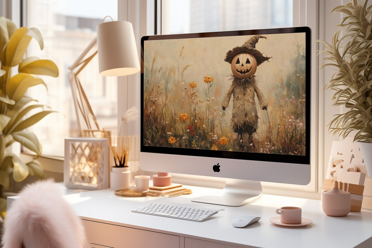8 Halloween Desktop Wallpapers That Feel Curated, Not Costume-Party