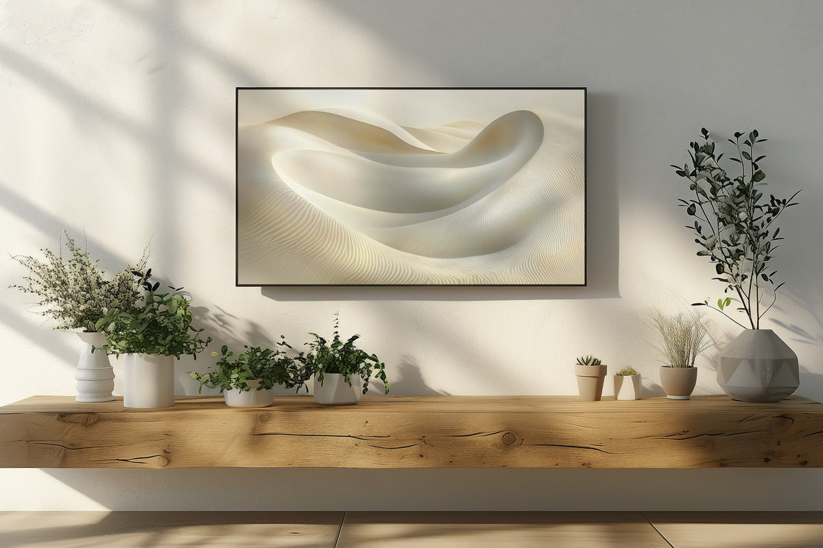 11 Neutral Frame TV Art Picks That Make Every Room Feel Gallery-Calm