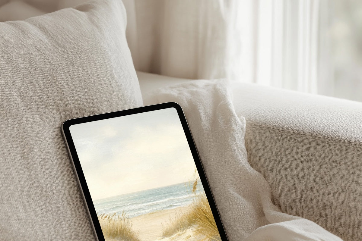 9 Summer iPad Wallpapers and Wall Art Picks for the Quiet-Luxury Home
