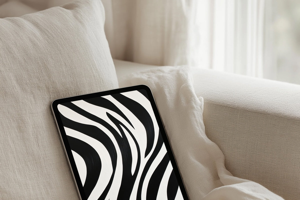 9 Black and White iPad Wallpapers for a Calmer Morning Lock Screen