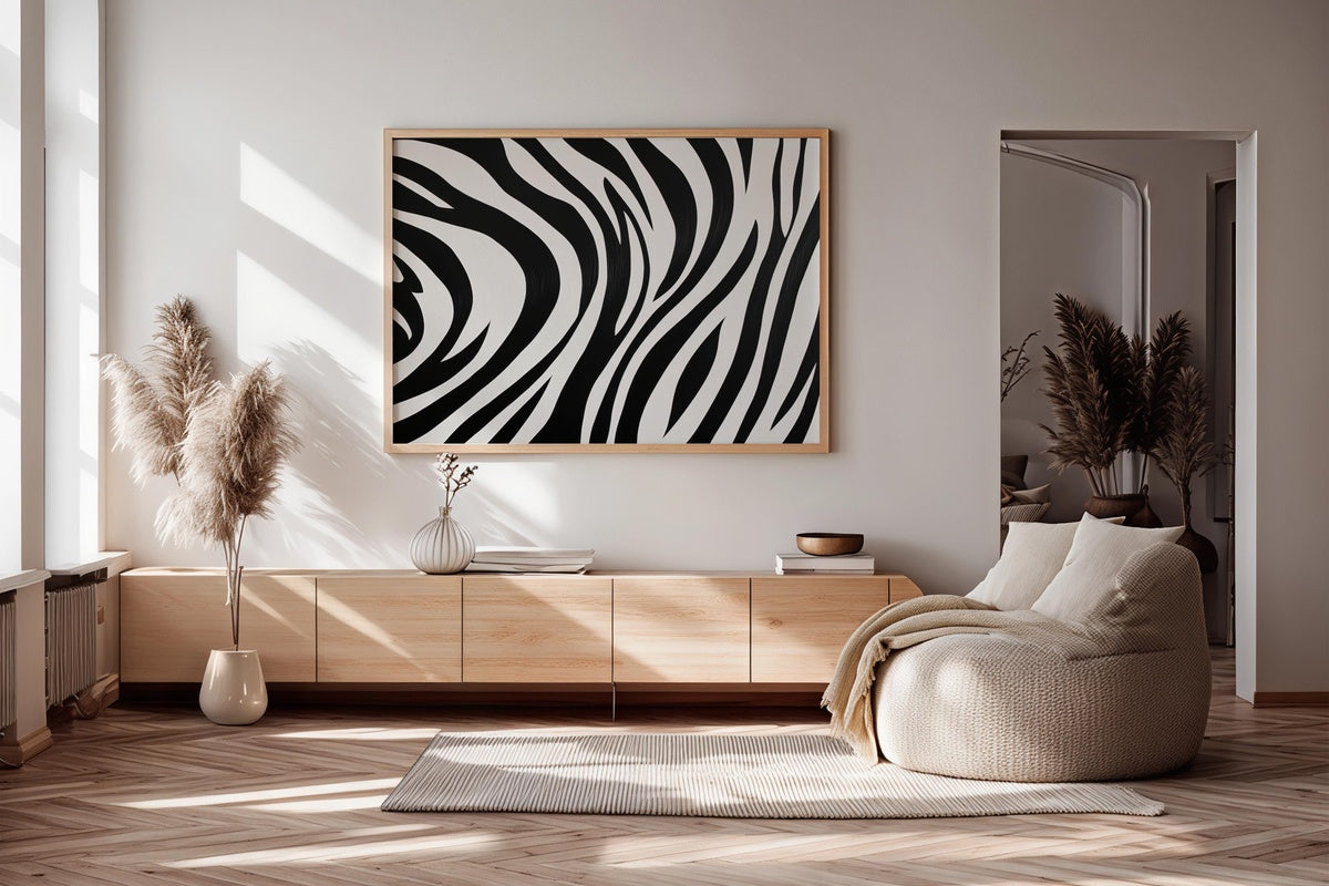 7 Black and White Wall Art Picks for a Curated Living Room