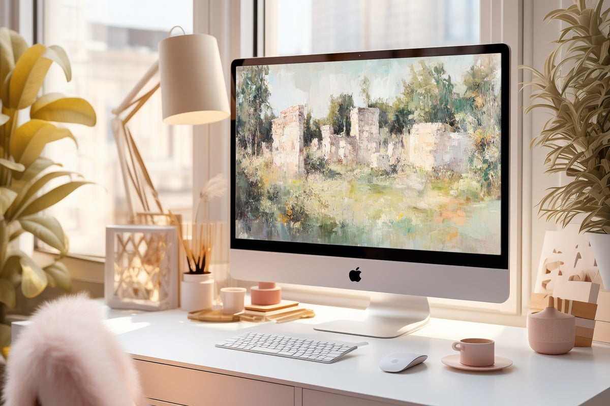 9 Vintage Desktop Wallpapers Chosen for Composition, Palette, and Mood