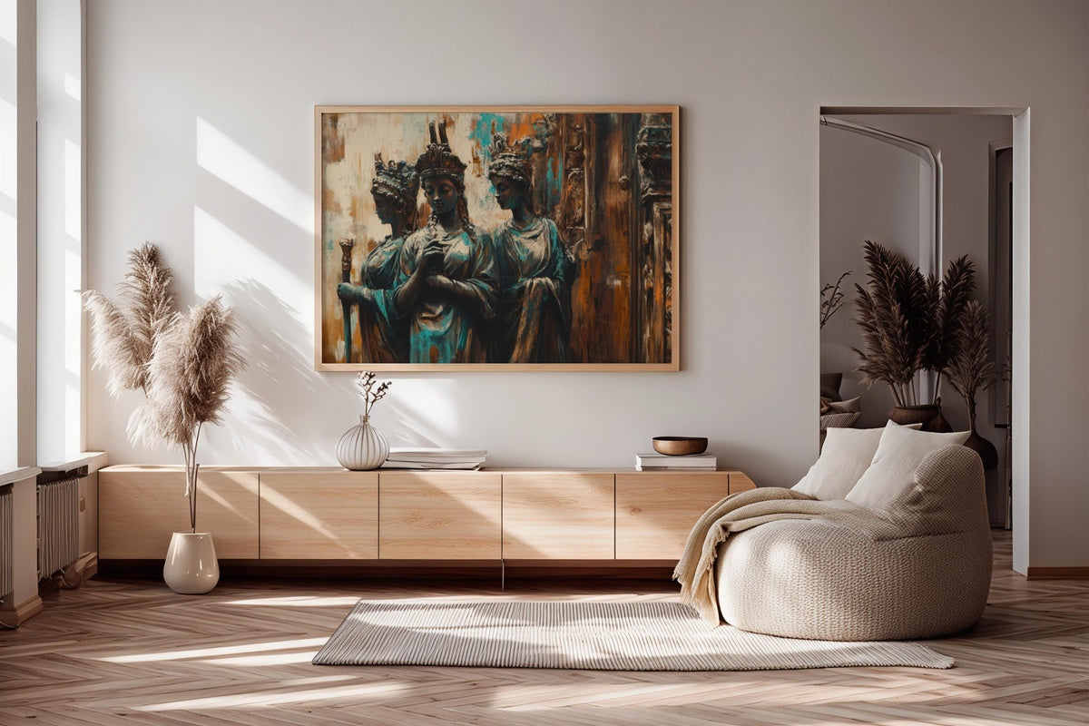 7 Boho Wall Art Prints for a Curated, Lived-In Living Room