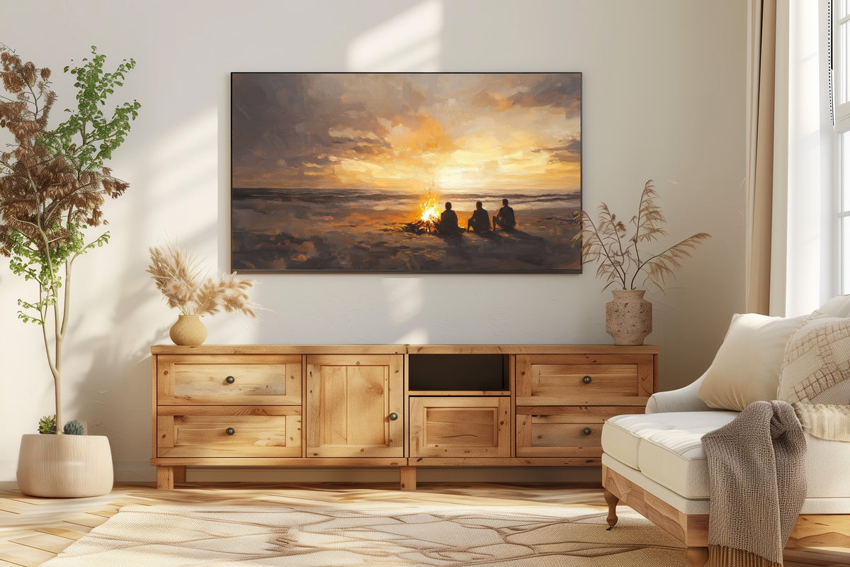 7 Coastal Frame TV Art Picks for a Curated Living Room