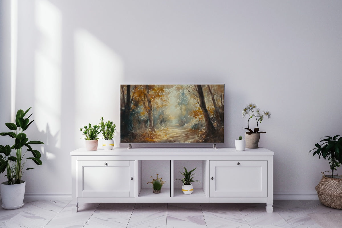 9 Fall Frame TV Art Picks to Rotate Through Your Living Room This Season