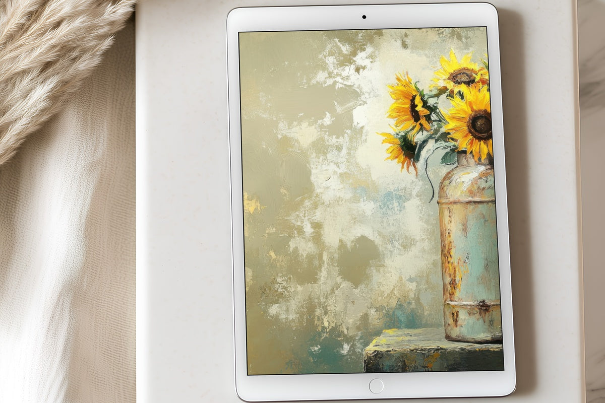 8 Farmhouse iPad Wallpapers for a Curated, Calm Living Space
