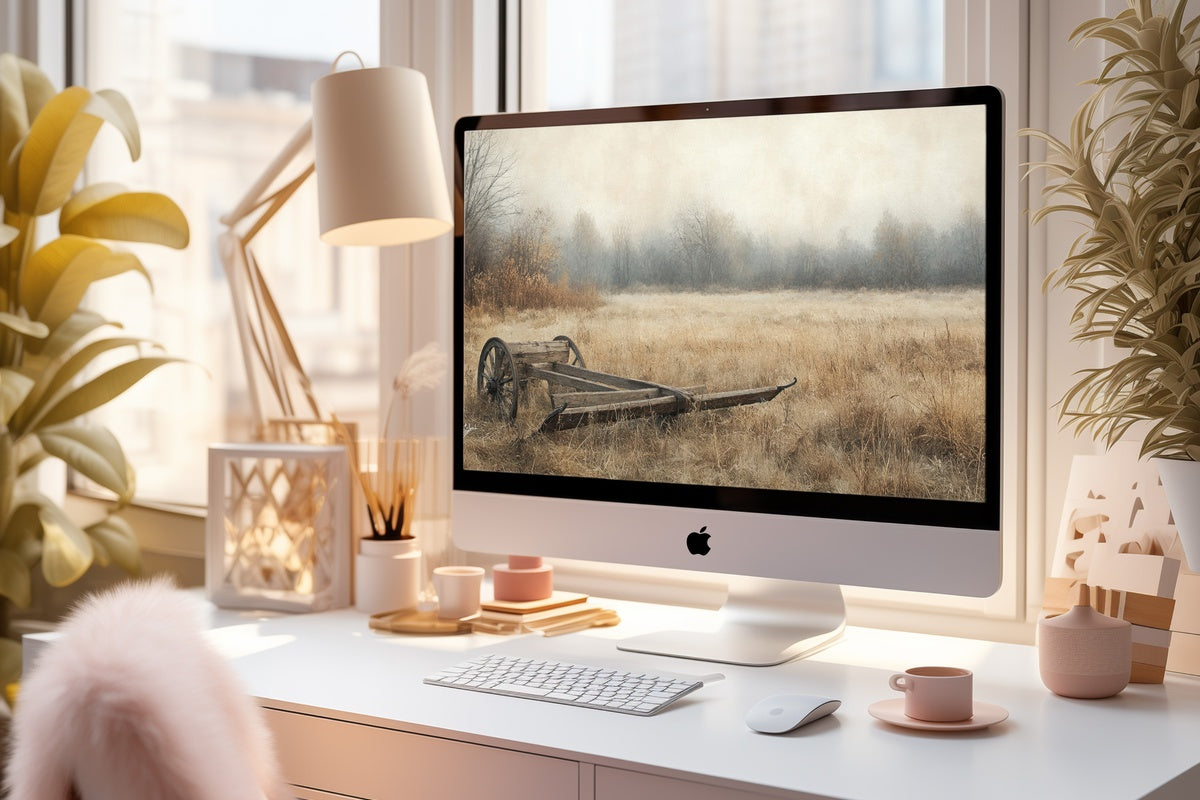 7 Farmhouse Desktop Wallpapers for a Curated, Grounded Workspace