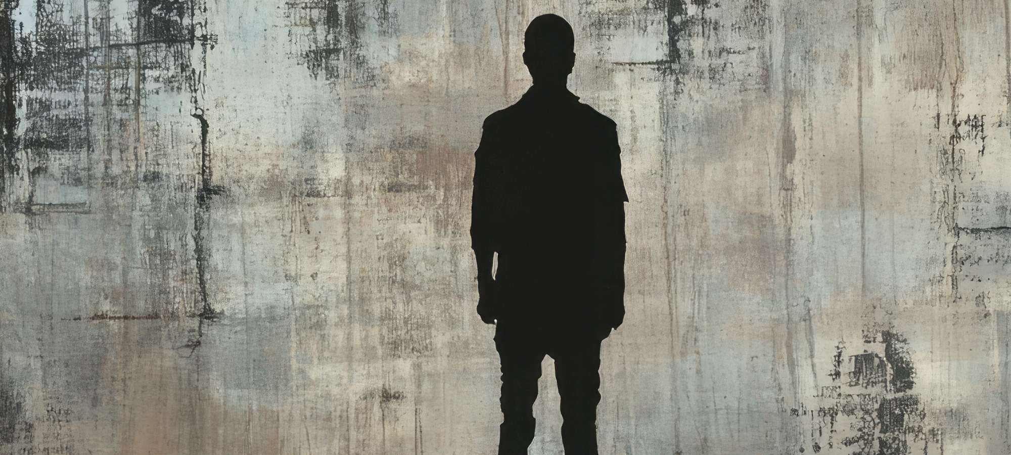 Abstract street art iPhone wallpapers with textured shadows and neutral tones in detail view