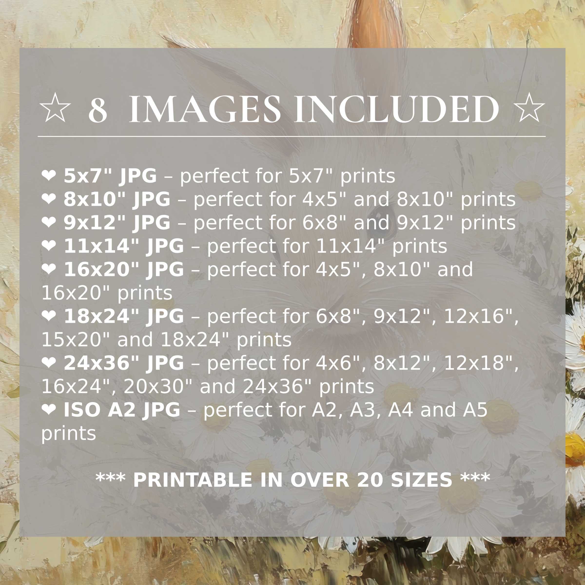 Radiant easter digital print with soft whites and warm earth tones, elevating modern interiors in 8 premium sizes included