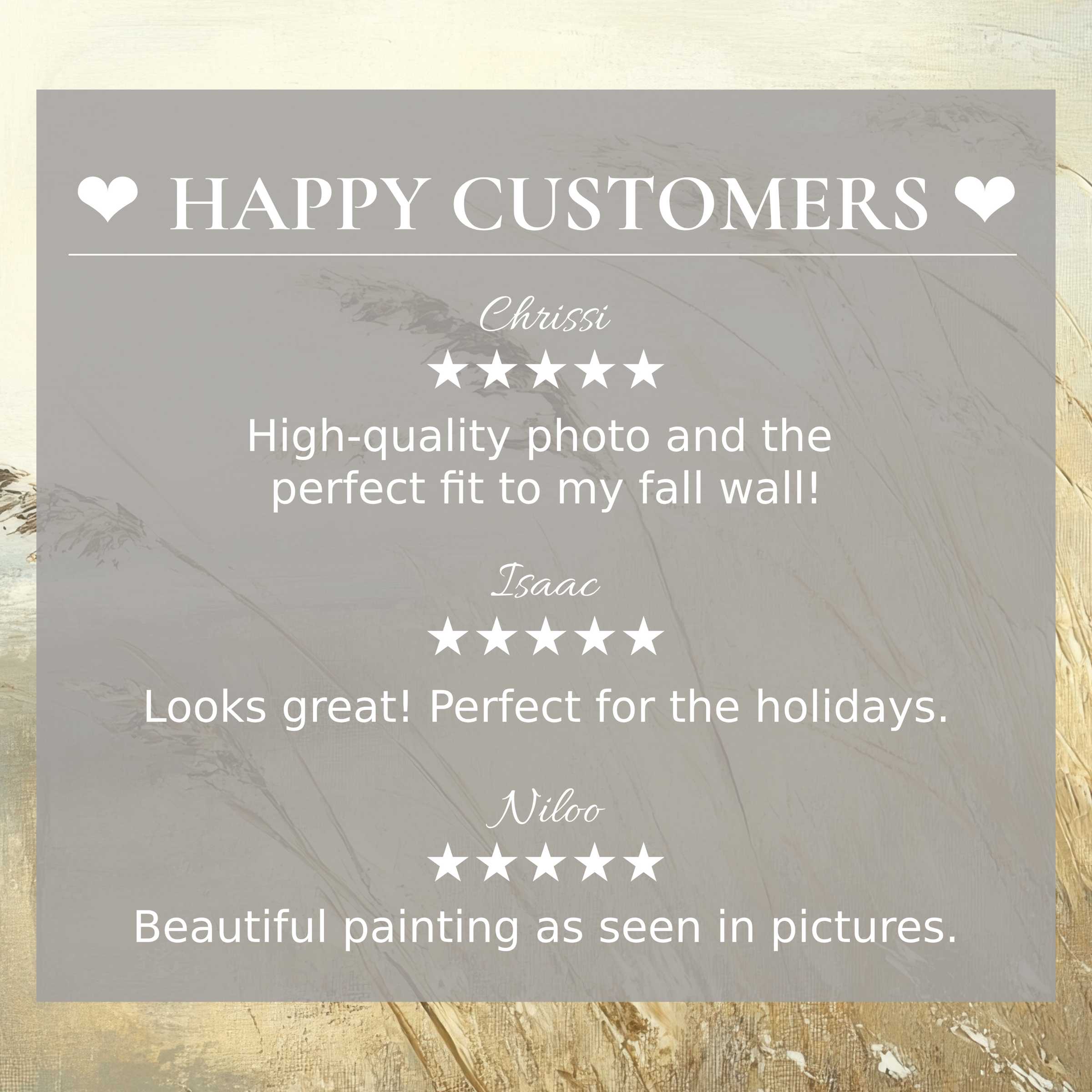 Elegant beach art for Frame TV with abstract sunset hues, showcasing happy customer reviews that inspire refined trust
