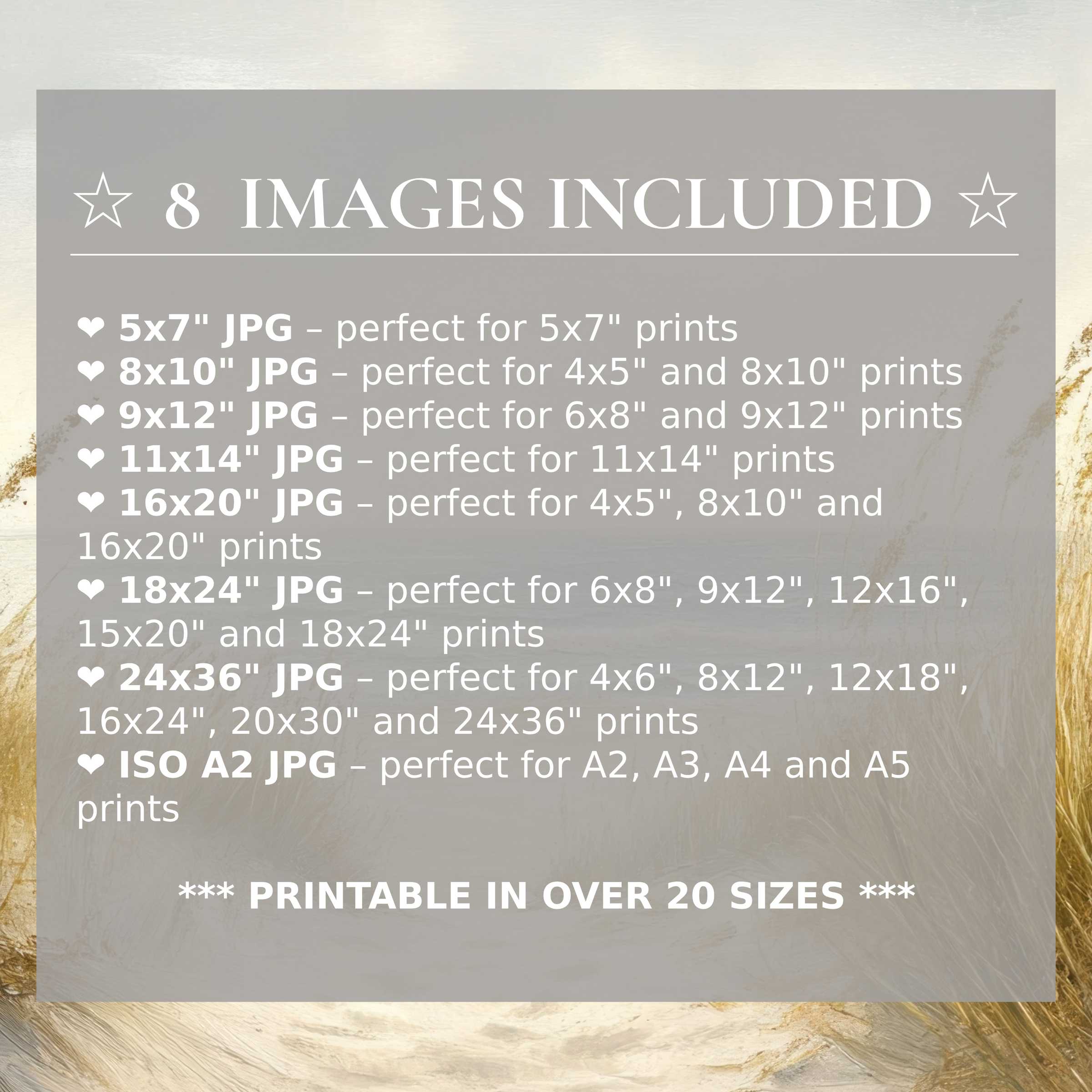 Radiant summer digital print in warm golds and soft neutrals, delivered in 8 high-quality sizes to elevate modern interiors with effortless style