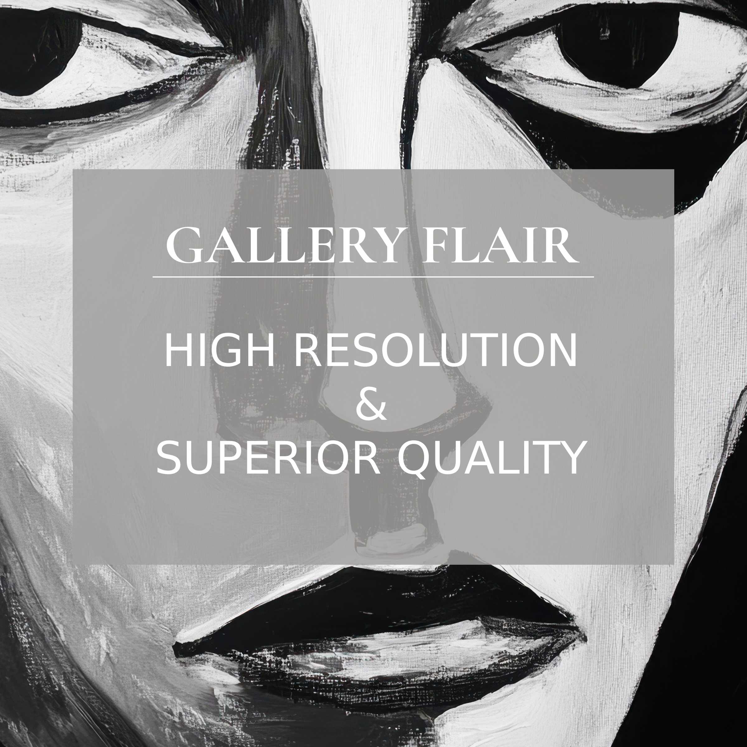 Bold black and white printable art capturing a striking, contemplative gaze with exquisite detail for modern interiors