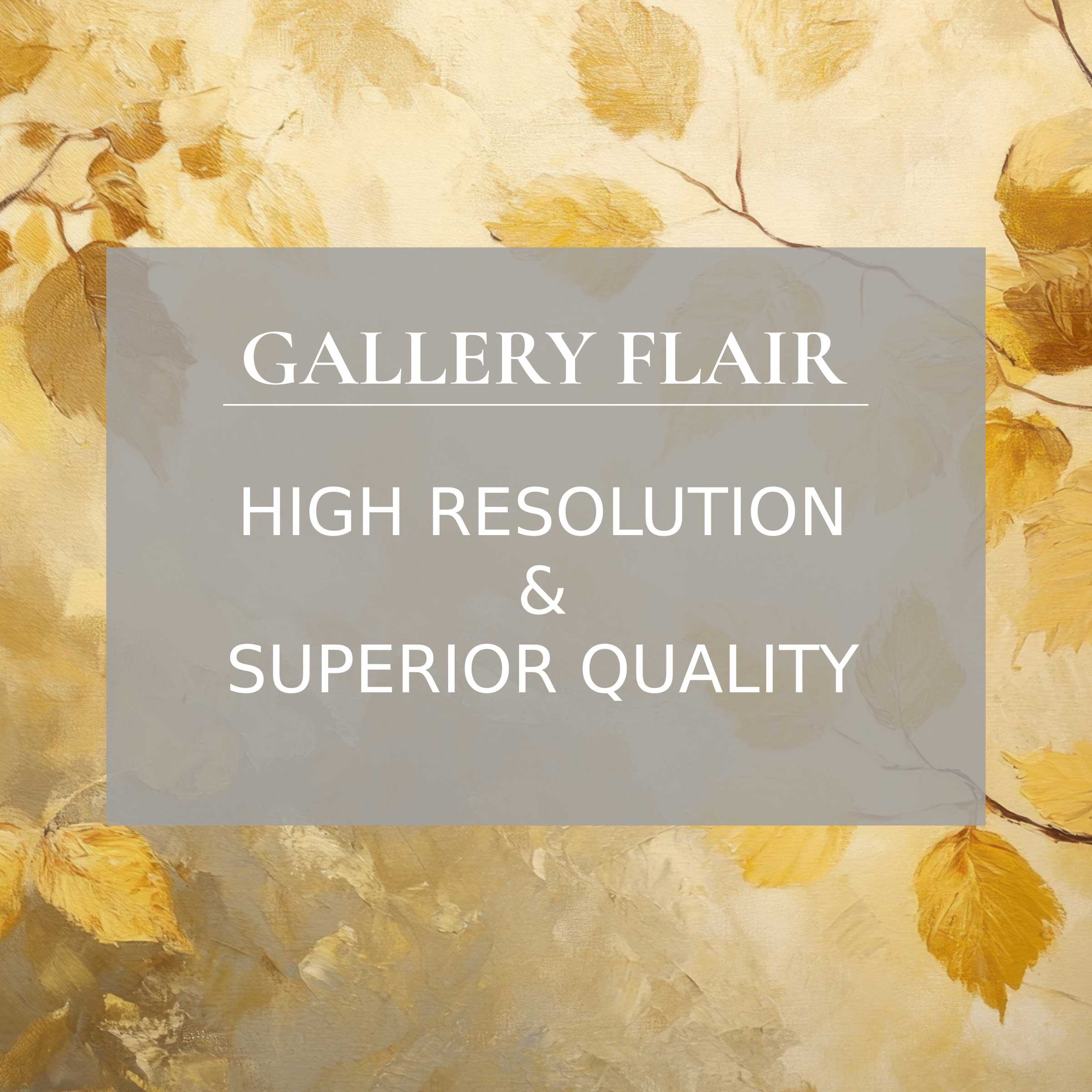 Radiant fall printable art with golden leaves in exquisite detail, enriching modern interiors with warm, serene elegance