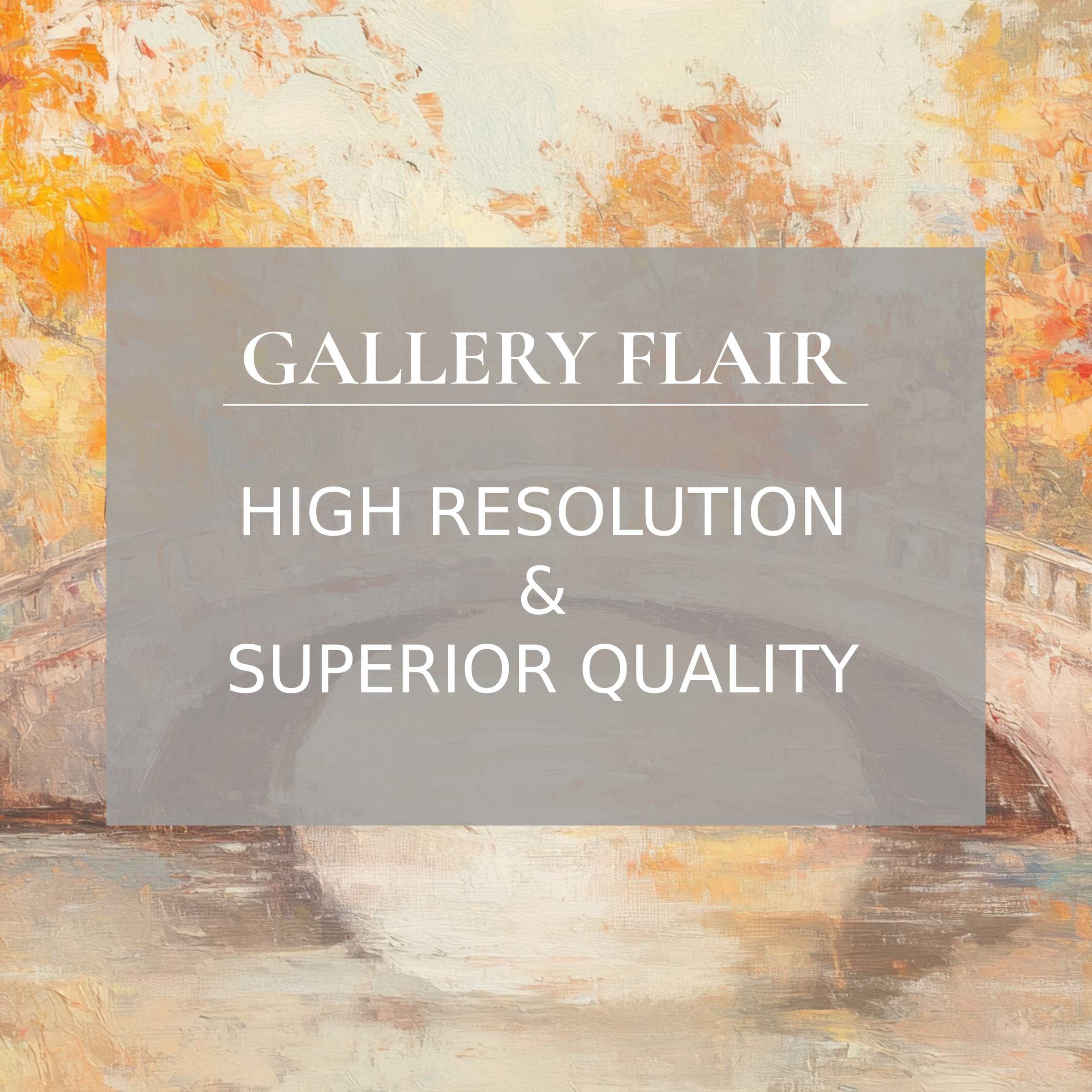 Warm-toned vintage printable art capturing a serene autumnal bridge scene, rendered in exquisite detail to elevate modern interiors with timeless elegance