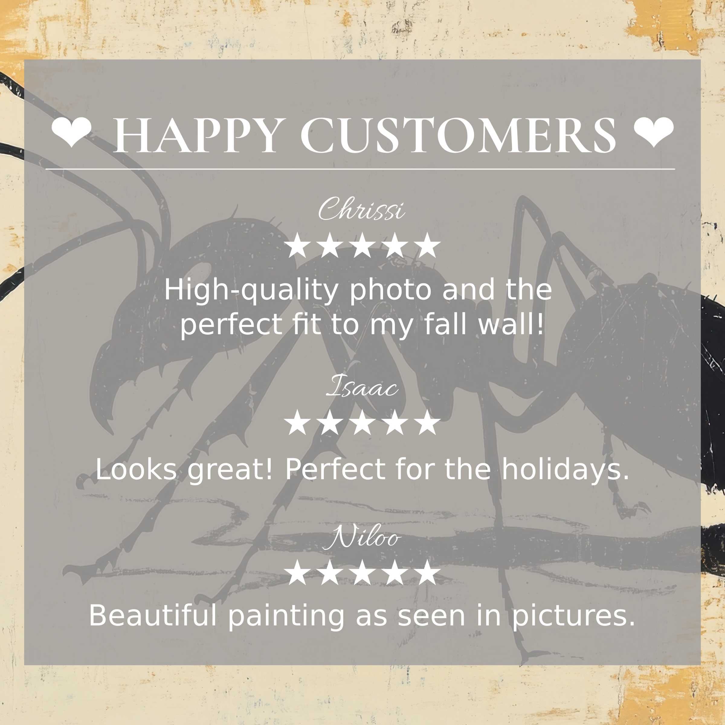 Minimalist art for Frame TV with abstract sunset hues and happy customer reviews fostering trust and elegant style