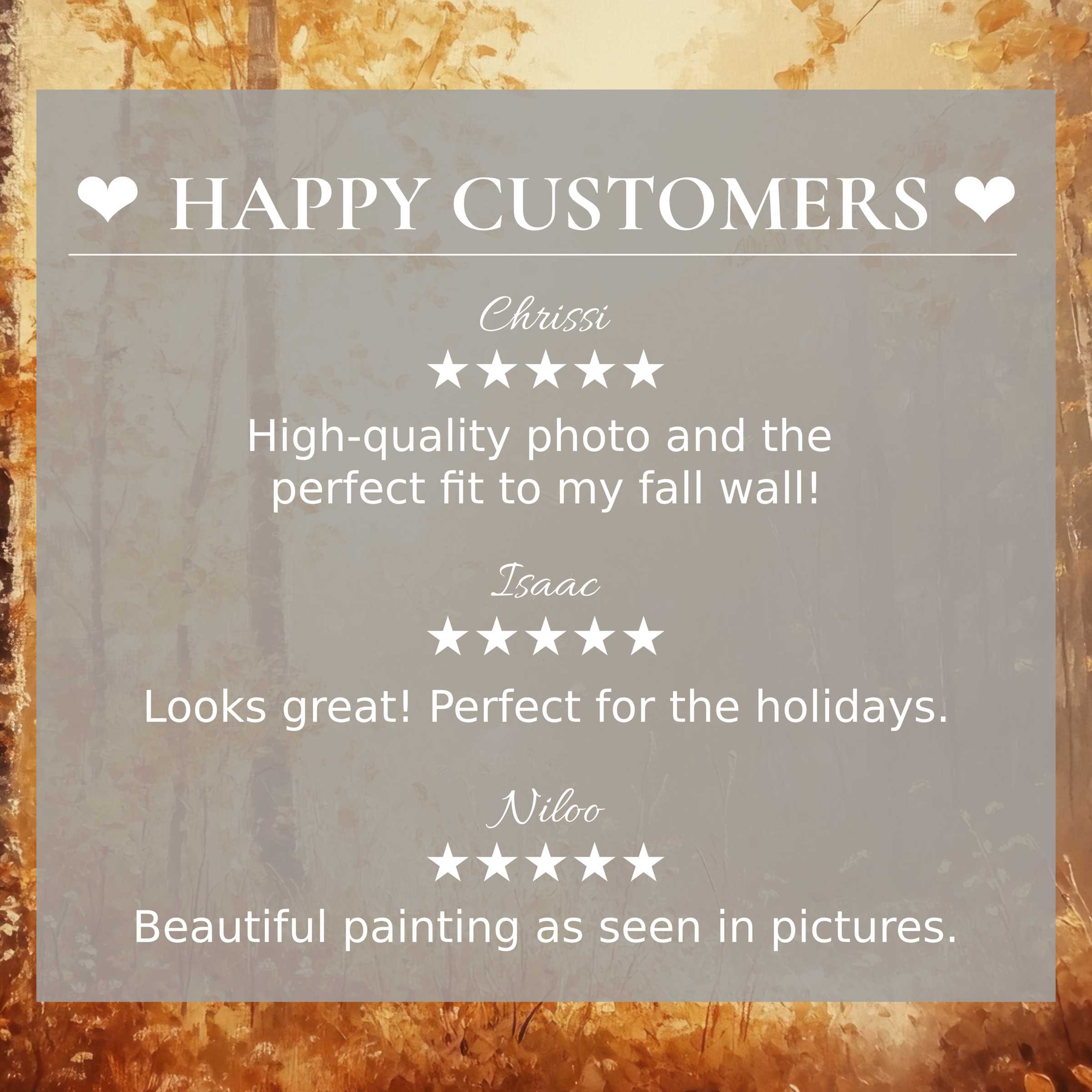 Elegant botanical art for Frame TV with soft amber tones; layout inspires trust through happy customer reviews