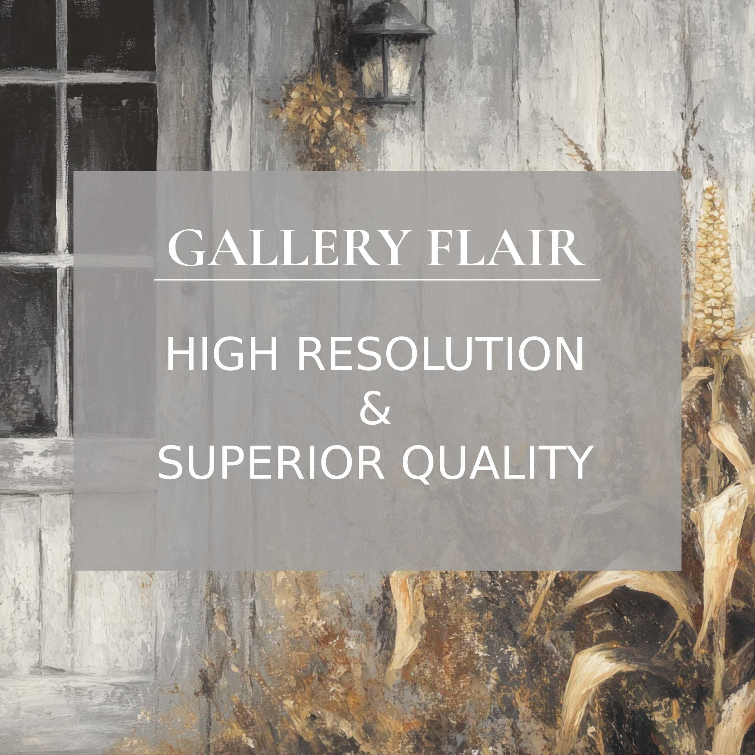 Elegant farmhouse Frame TV picture with high resolution, refined texture, and superior clarity for sophisticated home decor