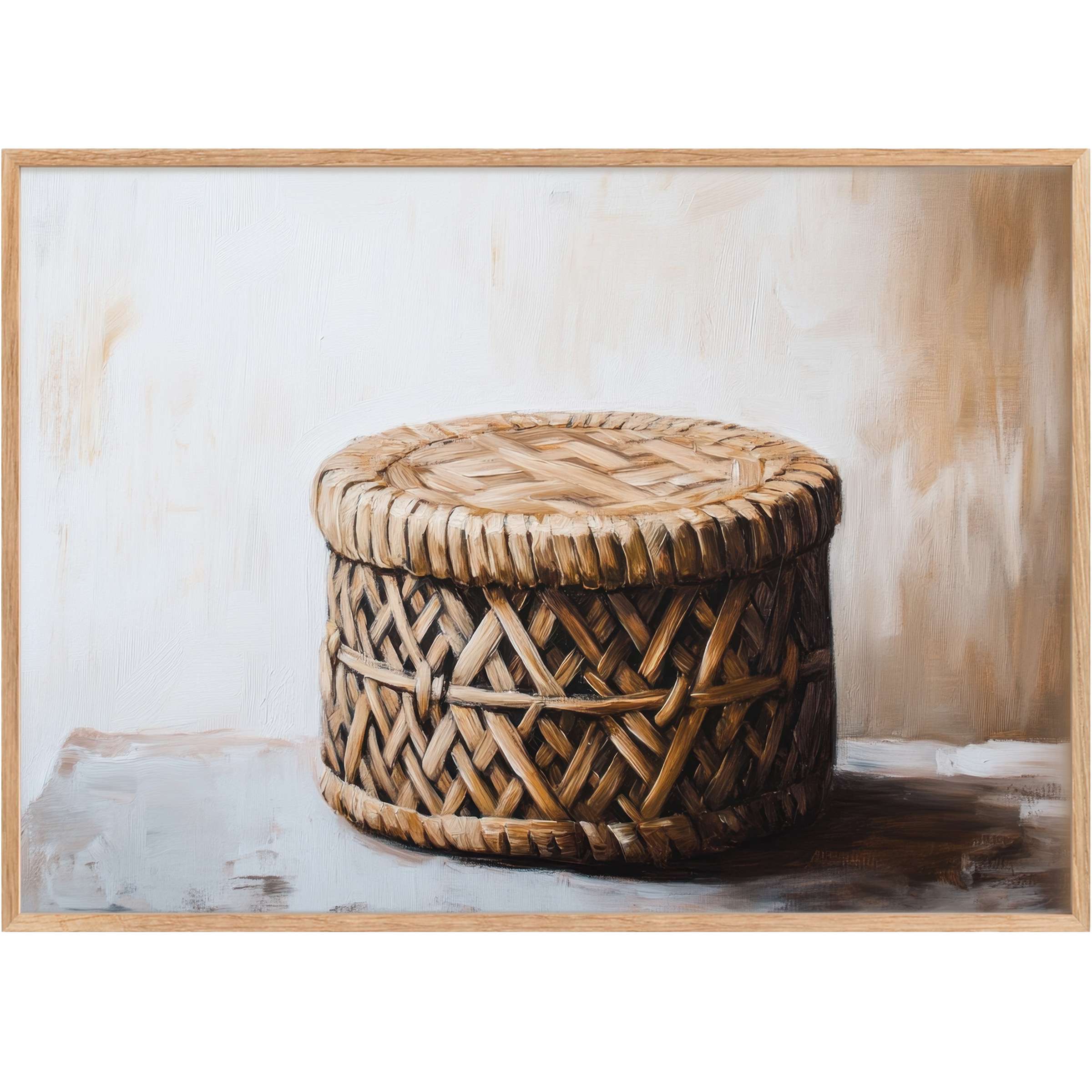 Warm, earthy tones and intricate texture evoke a cozy, grounded ambiance in this boho printable wall art, perfect for stylish interiors