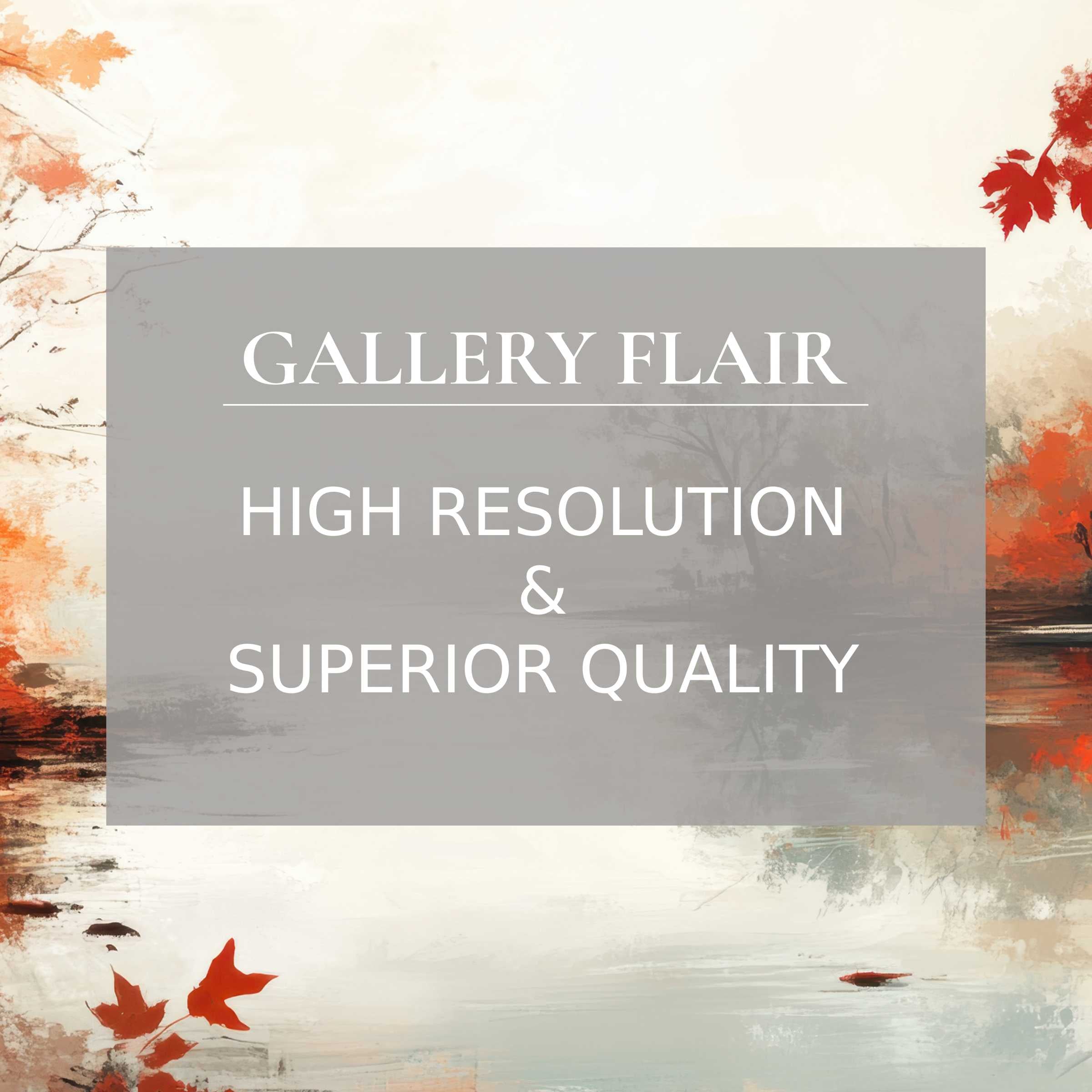 Elegant autumnal palette with sharp details and smooth gradients in this landscape Frame TV picture