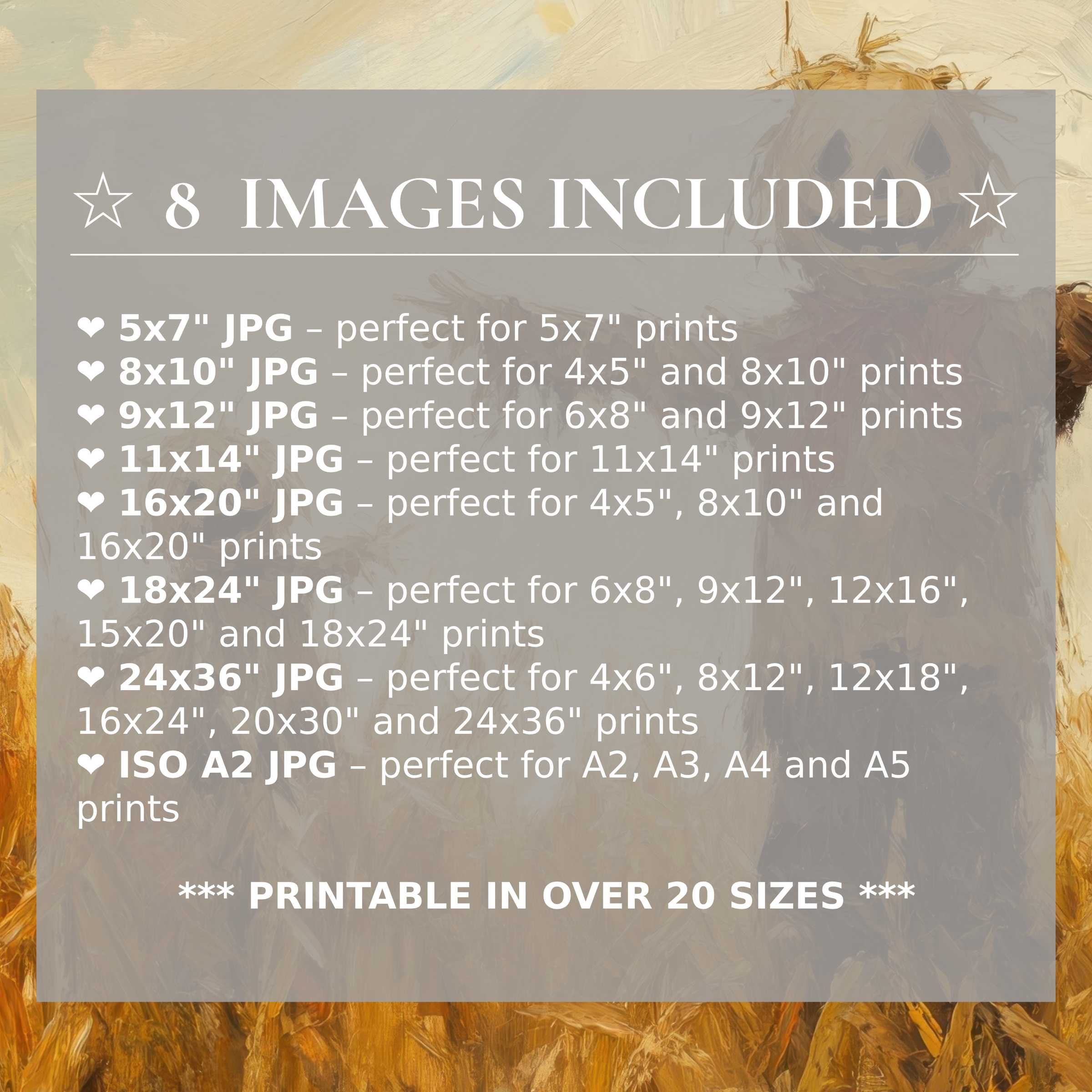 Halloween digital print rich in warm amber and muted browns, radiating bold autumn elegance; includes 8 high-quality sizes for seamless modern decor integration
