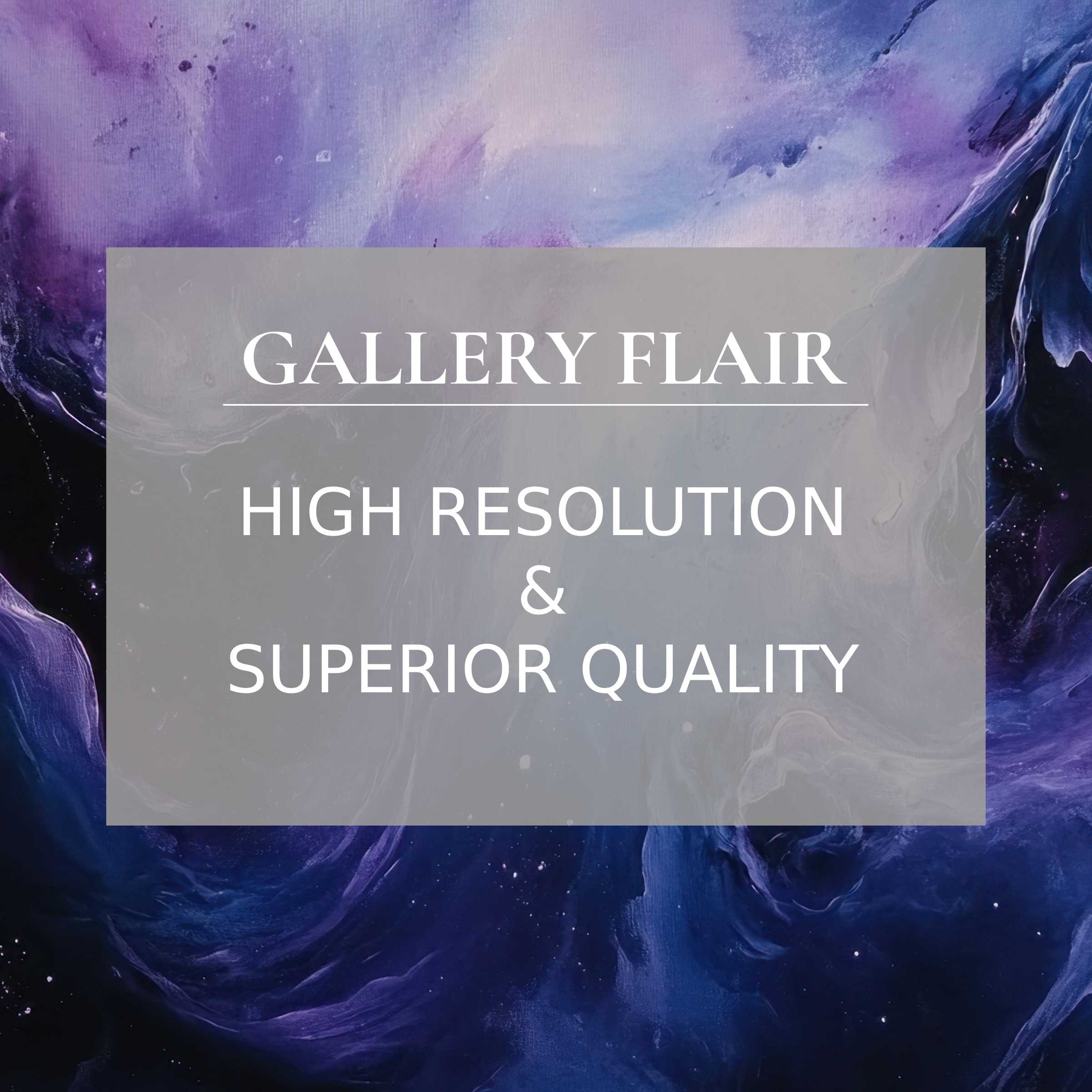 Ethereal modern printable art in rich purples and blues, effortlessly elevating sophisticated living spaces with premium detail