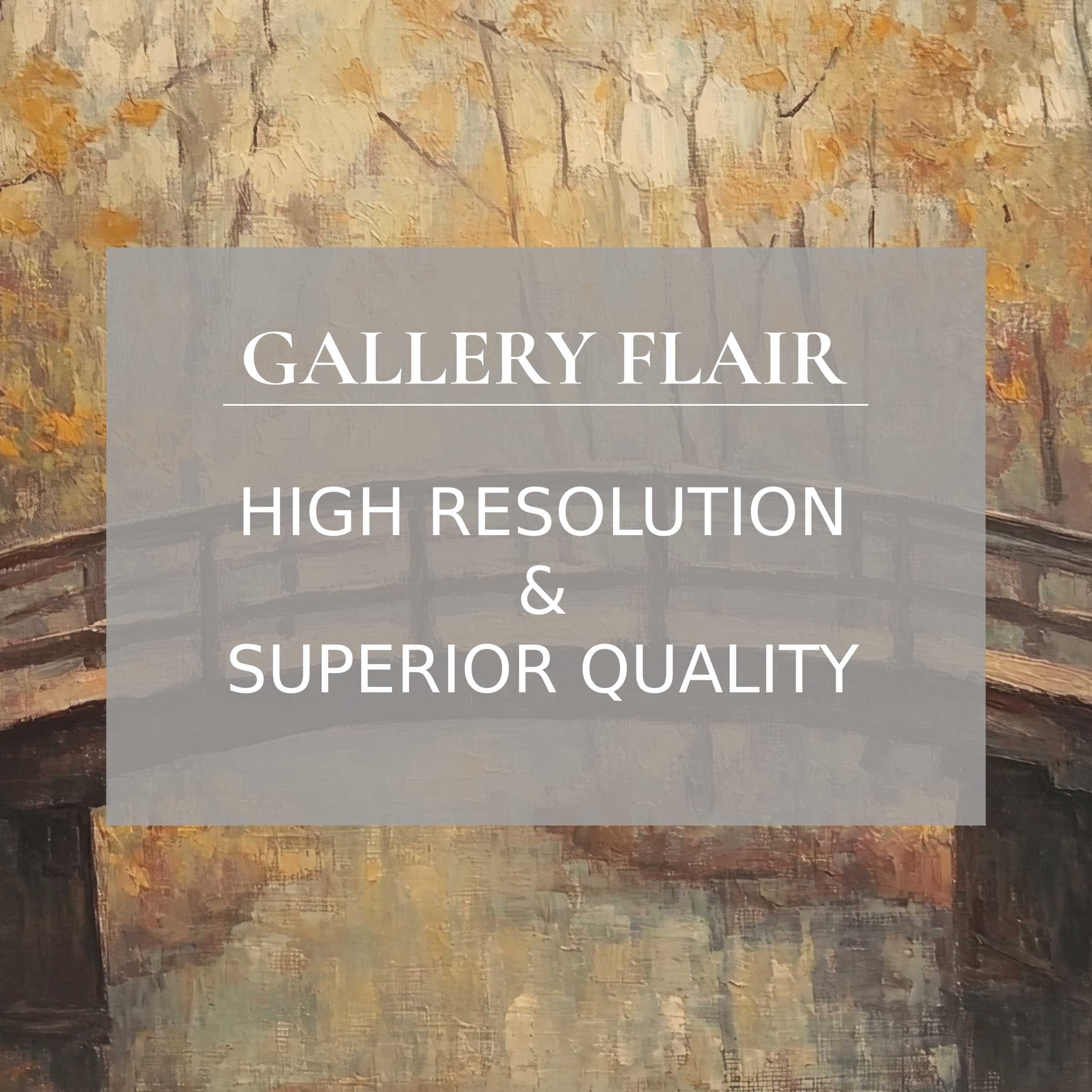 Elegant impressionist fall landscape with textured brushstrokes, rich hues, and refined fall Frame TV picture clarity.