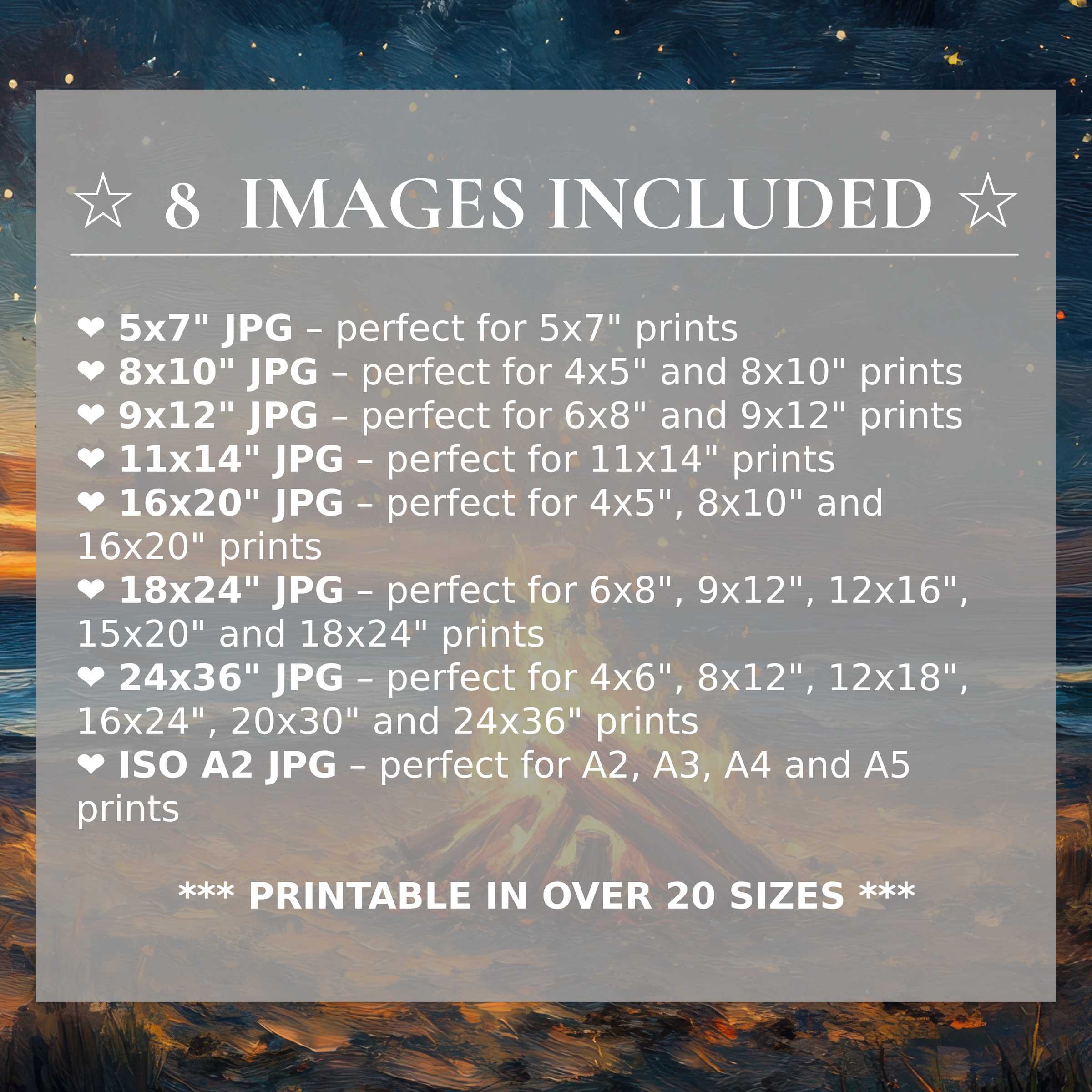 Radiant beach digital print in deep blues and warm golds, includes 8 high-quality sizes with download, perfect for modern interiors