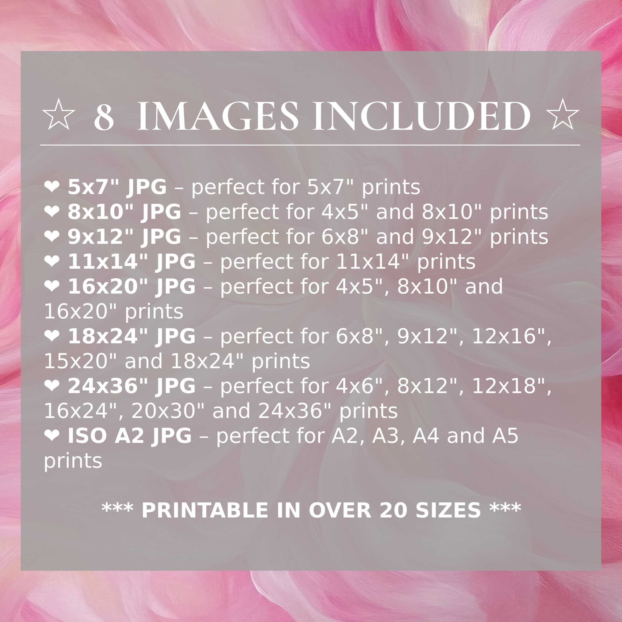Radiant abstract digital print in soft pinks and creams, offered in 8 high-quality sizes to elevate modern interiors with effortless style and versatile luxury