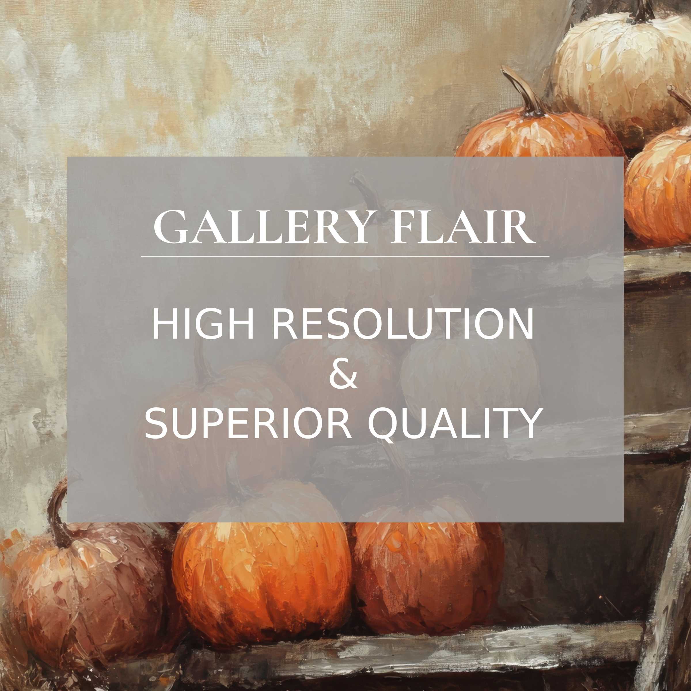 Rustic farmhouse printable art showcasing warm, textured pumpkins; elevates modern interiors with calming, high-resolution charm
