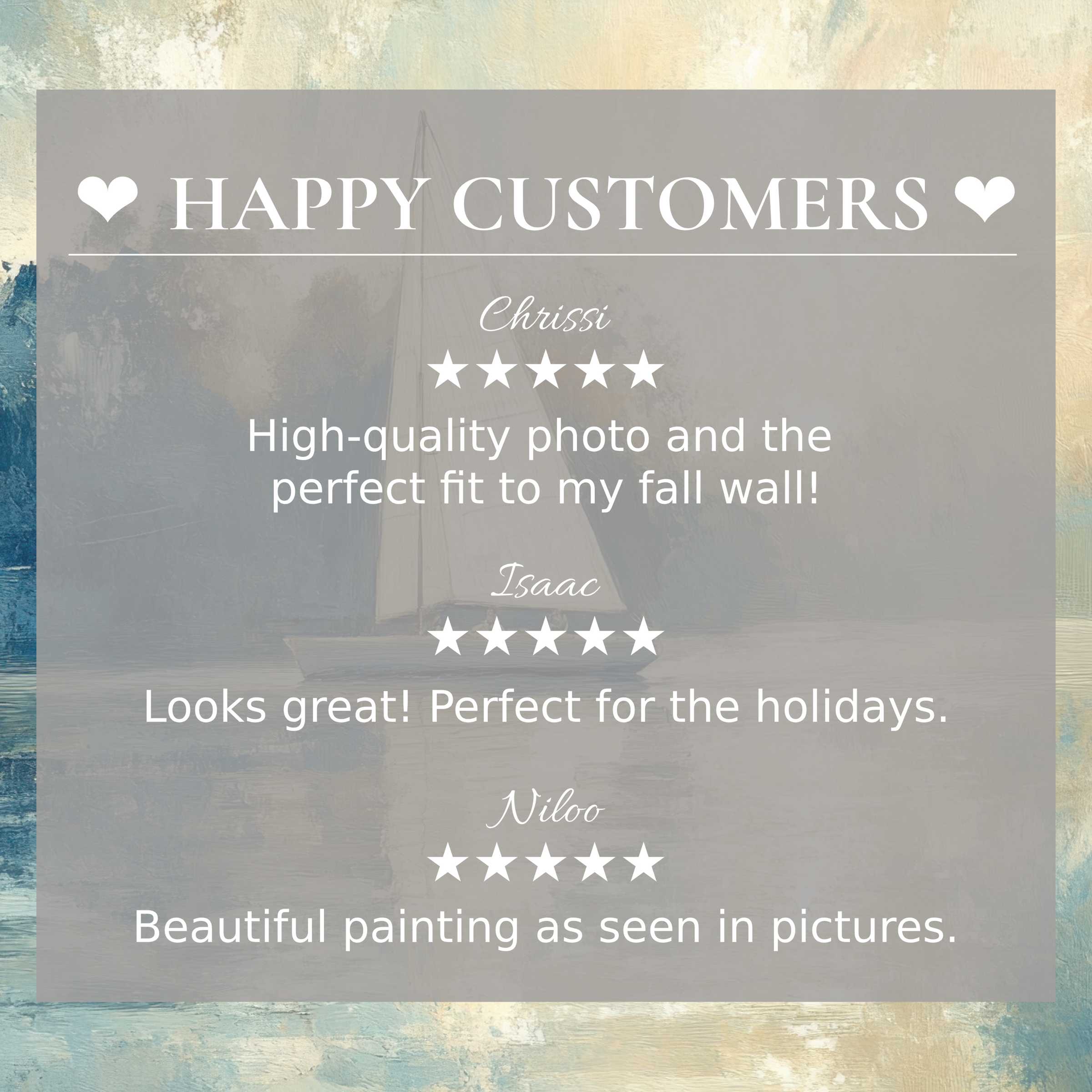 Coastal art for Frame TV with abstract sunset hues and happy customer reviews, showcasing trusted, elegant home style
