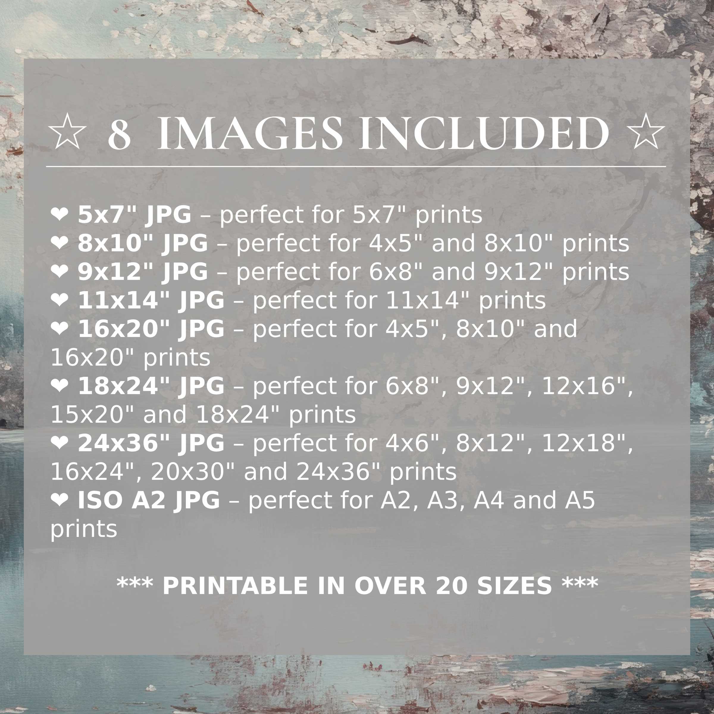 Radiant landscape digital print in soothing blues and warm neutrals, delivered in 8 high-quality sizes to elevate modern interiors with effortless style and versatile elegance