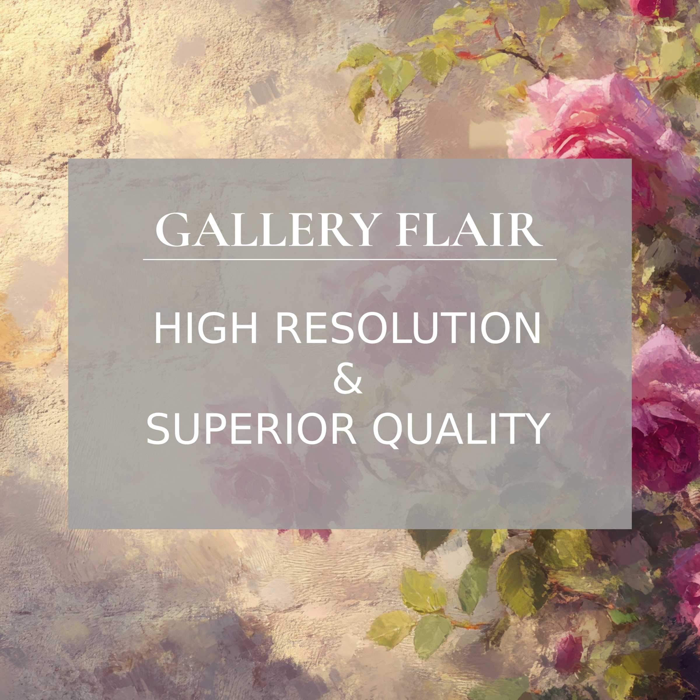 Elegant floral artwork with rich texture and clarity, perfect for sophisticated spaces as a vintage Frame TV picture