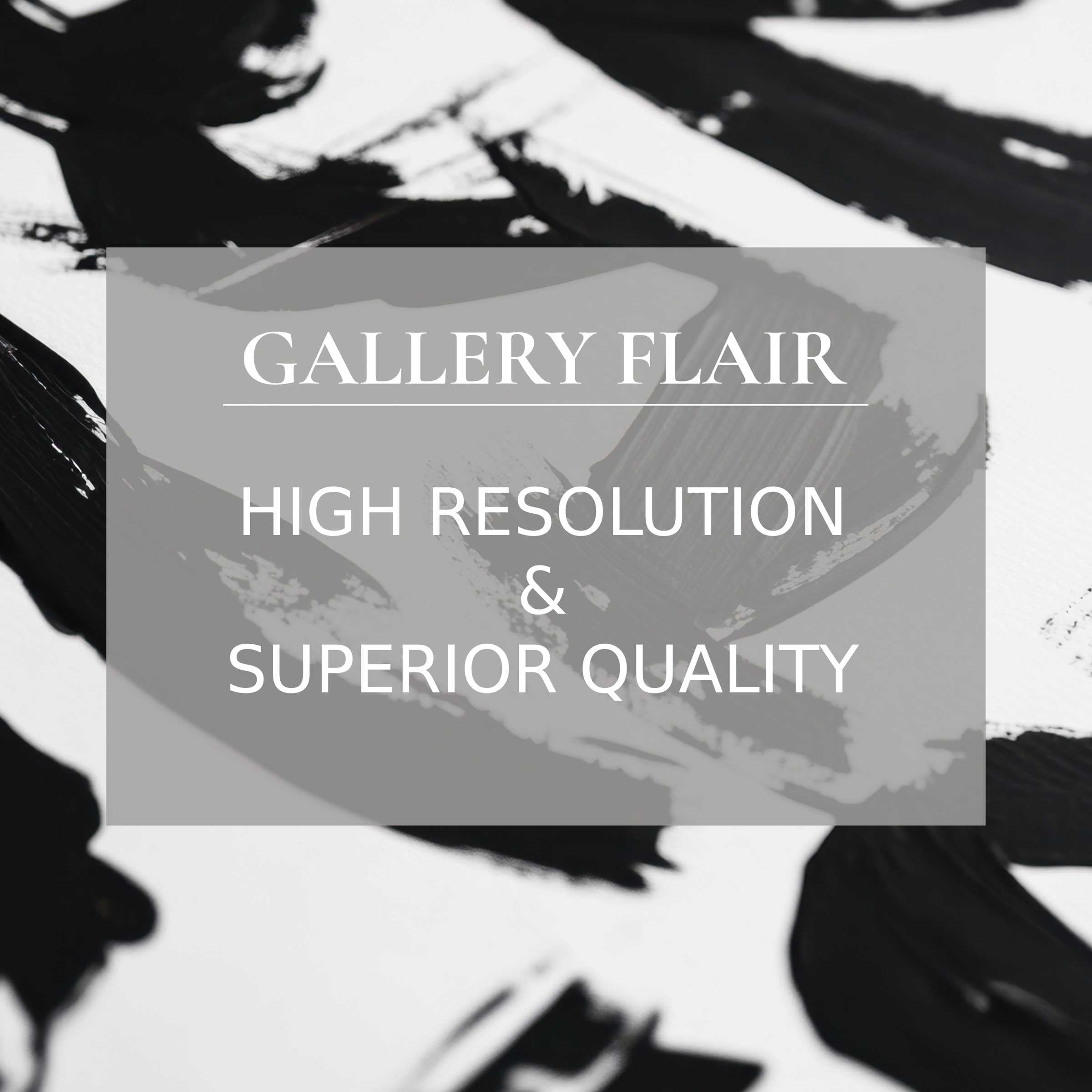 Elegant high-resolution black and white Frame TV picture with sharp brushstroke details for refined home decor