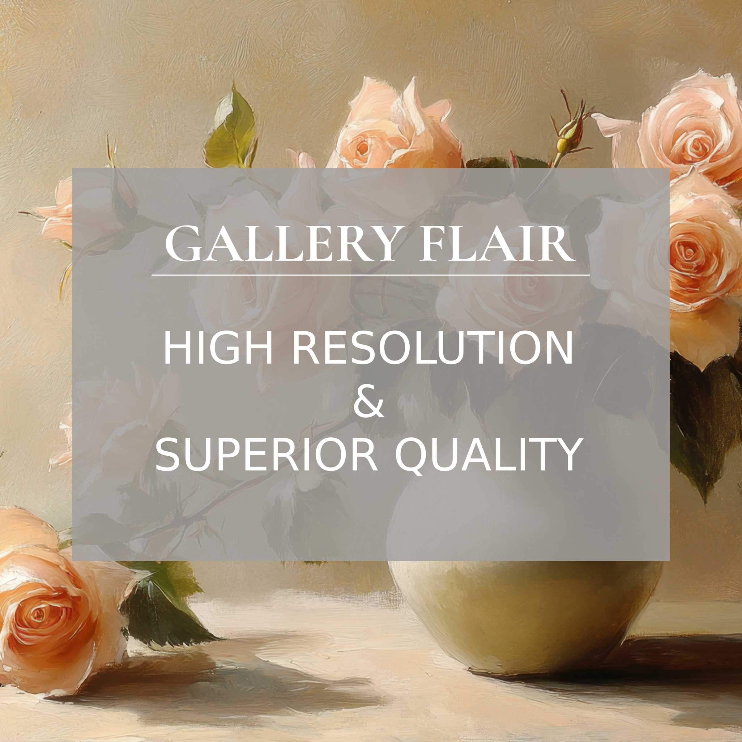 Elegant floral Frame TV picture with exquisite detail, soft tones, and superior high-resolution clarity for refined decor