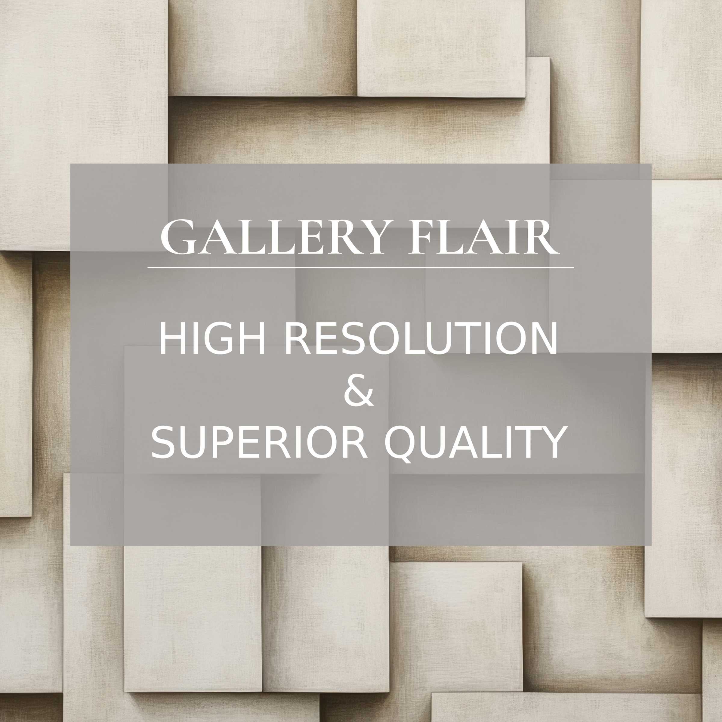Elegant neutral Frame TV picture showcasing refined geometric layers with exceptional clarity and high resolution