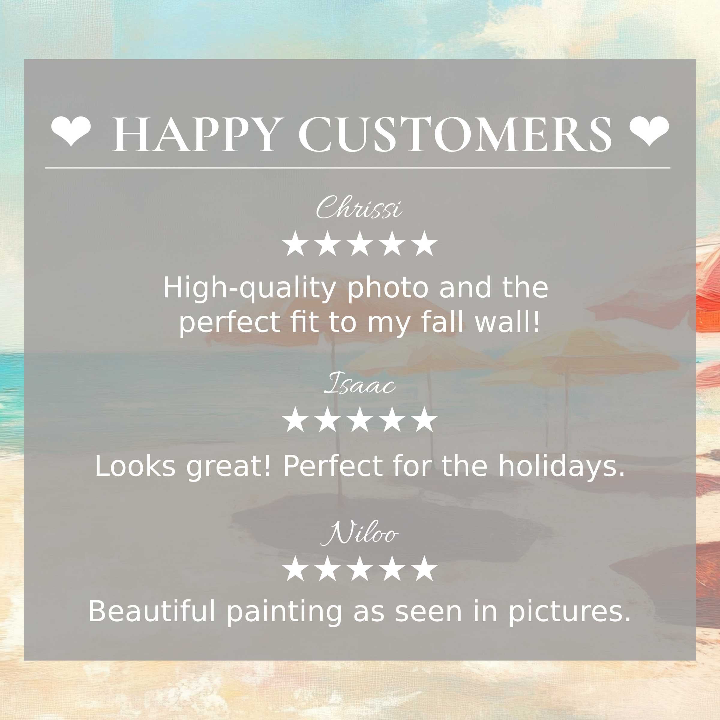 Elegant summer art for Frame TV with abstract sunset hues, praised by happy customer reviews building trust