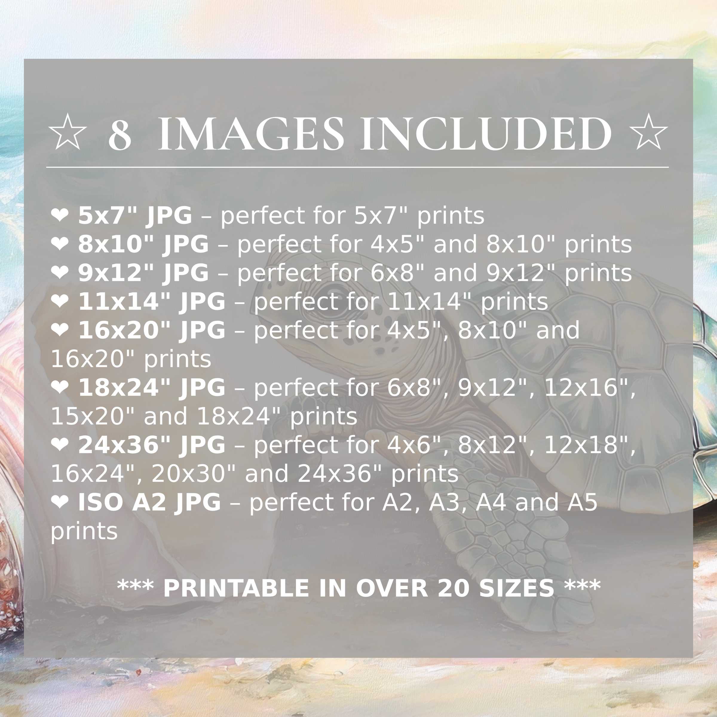 Nursery digital print featuring serene pastel blues and warm creams, elevating modern interiors with radiant calm; includes 8 high-quality sizes in one download