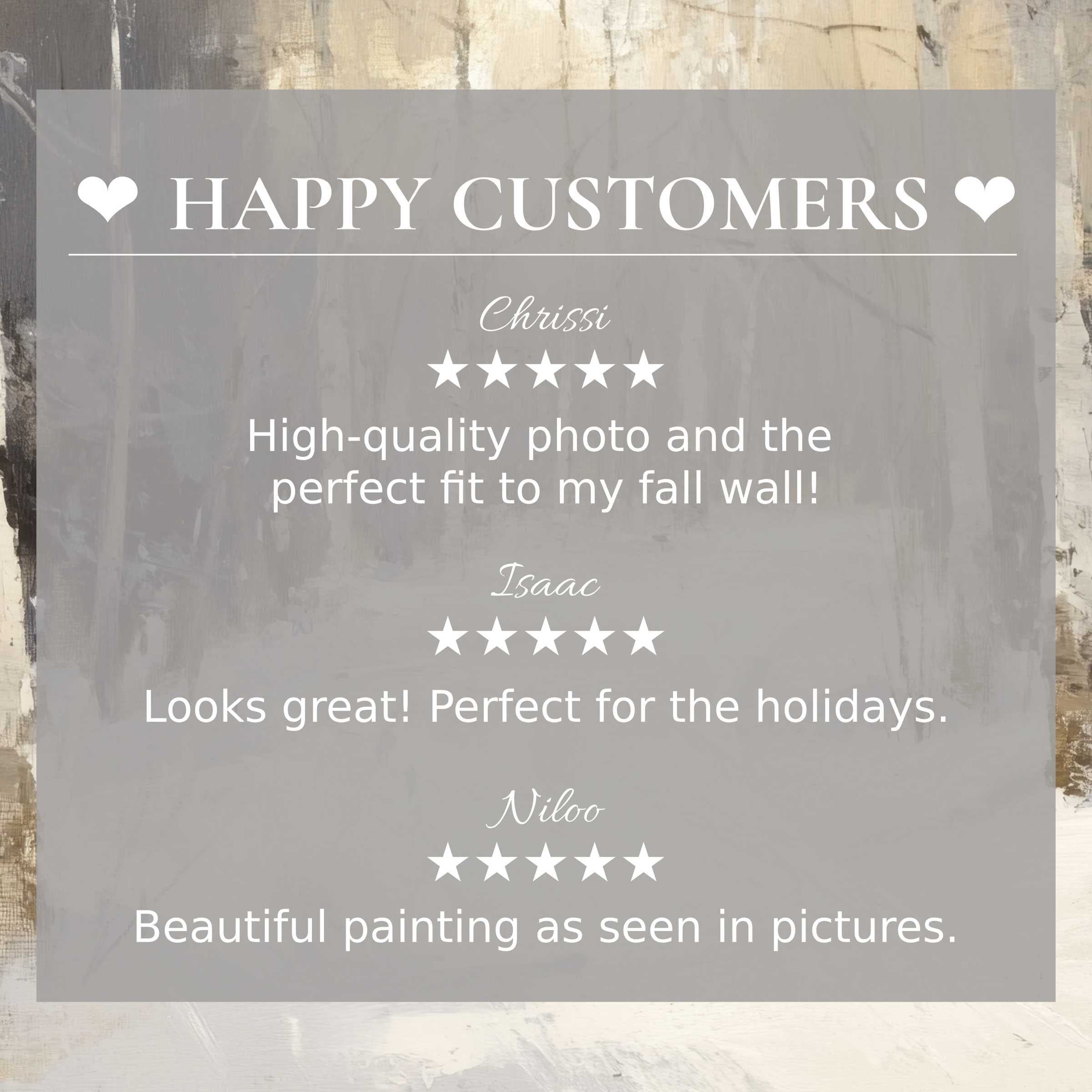 Trees art for Frame TV with abstract muted sunset tones; happy customer reviews inspire trust and highlight refined elegance