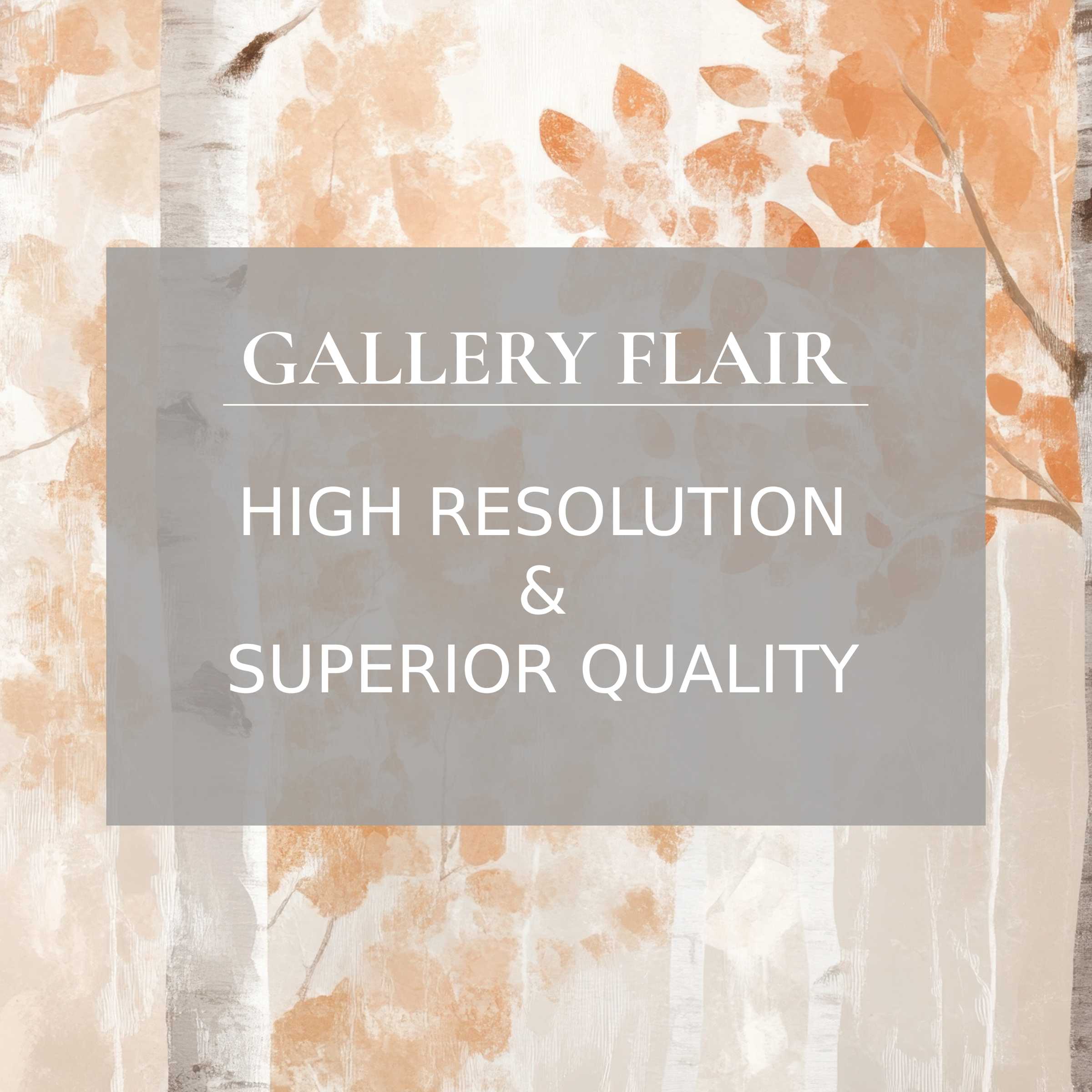 Elegant autumnal tree Frame TV picture with crisp resolution and refined soft earth tones for sophisticated decor