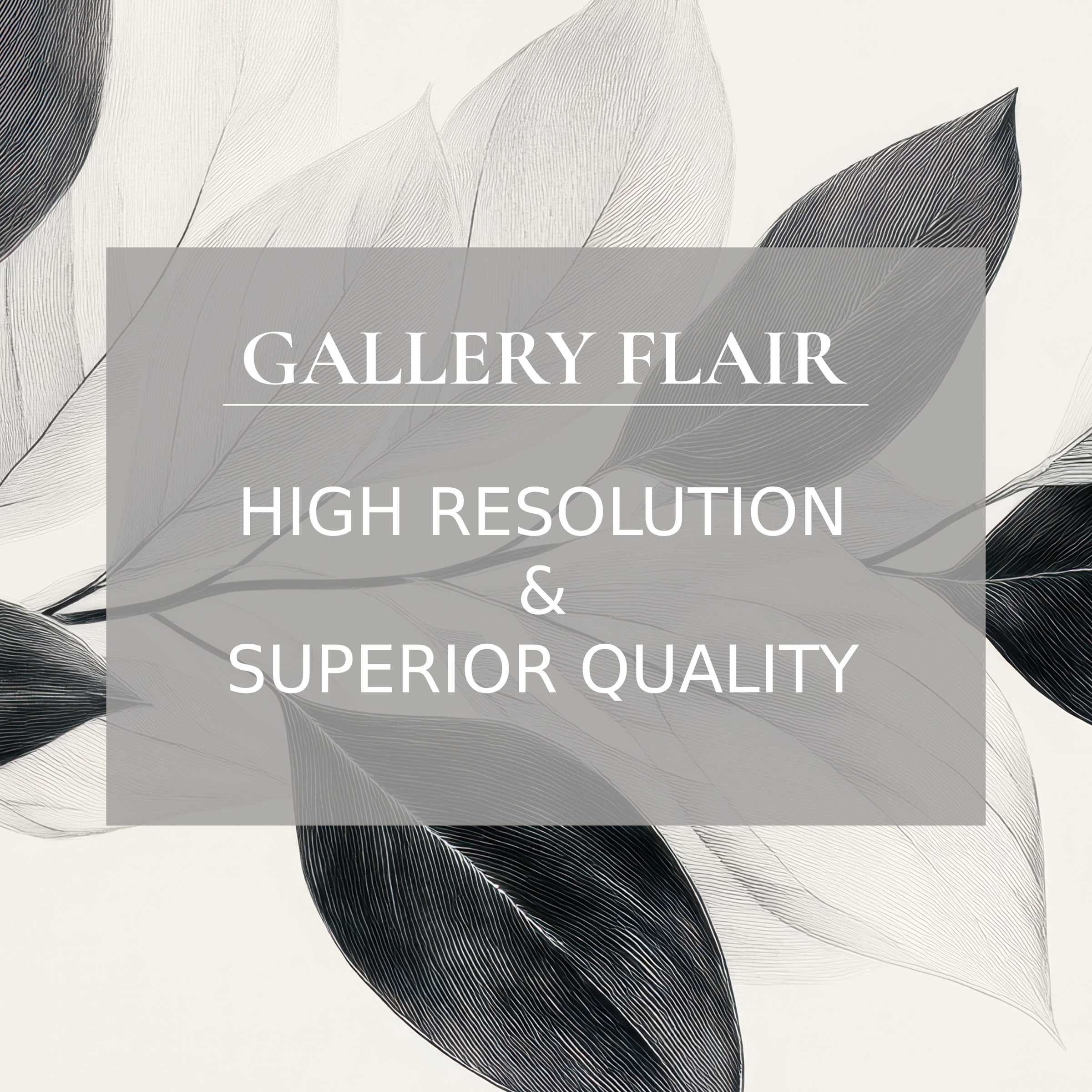 Delicate neutral printable art with finely detailed leaves, radiating calm sophistication to elevate modern minimalist interiors