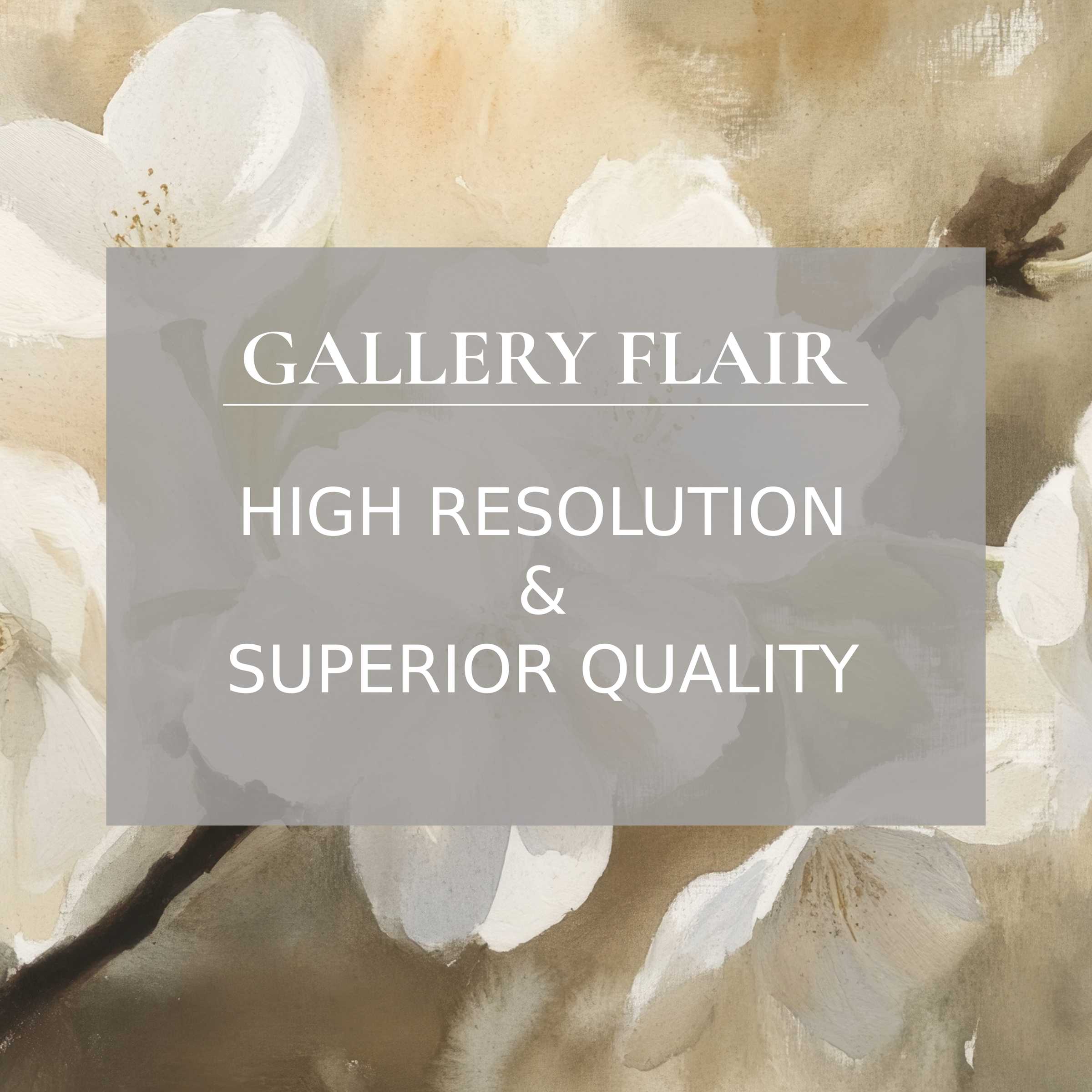 Ethereal spring printable art featuring delicate white blossoms in soft neutrals, enhancing modern interiors with calming, refined elegance and exquisite detail