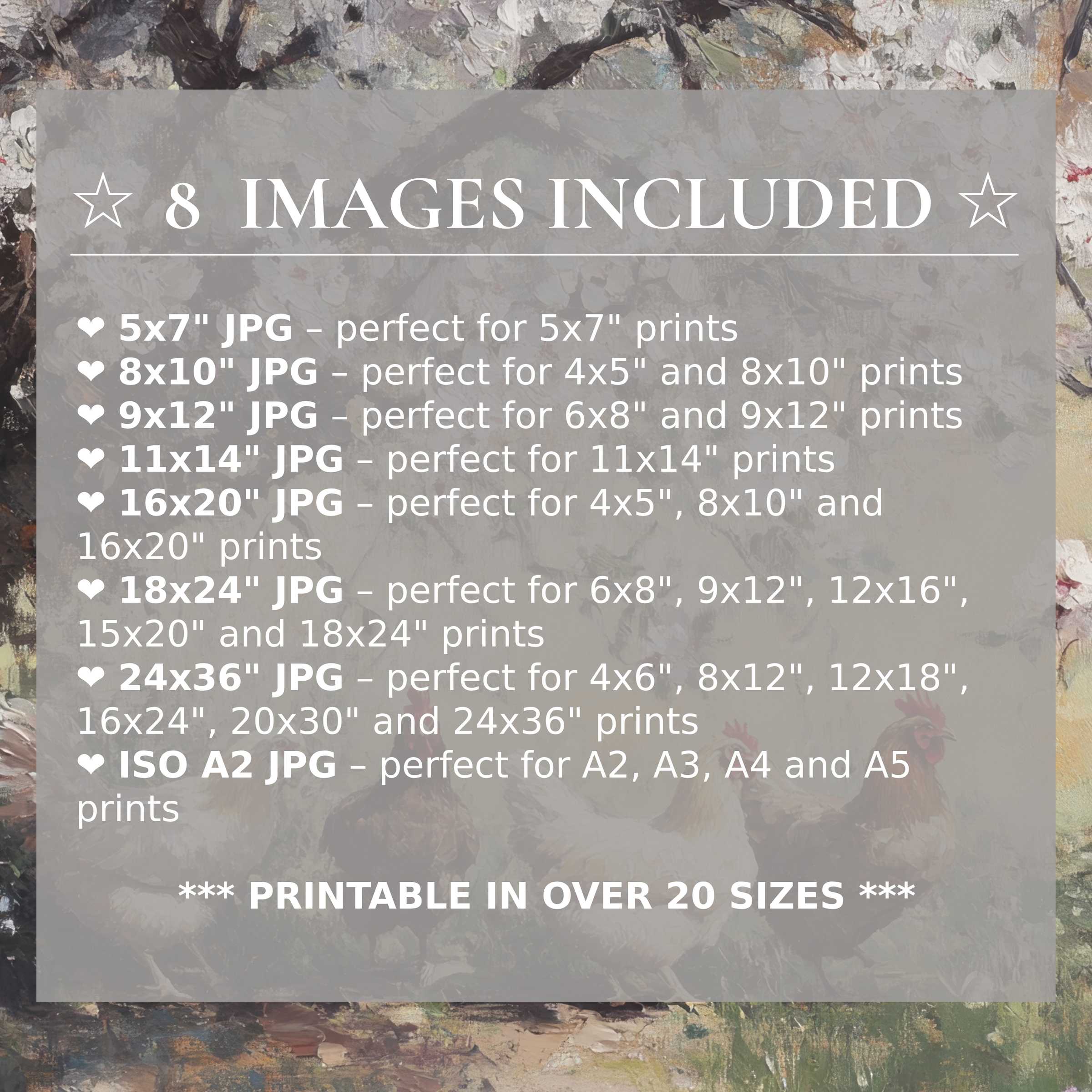 Farmhouse digital print featuring calming earth tones and rustic charm, offered in 8 high-quality sizes included for effortless modern decor elegance
