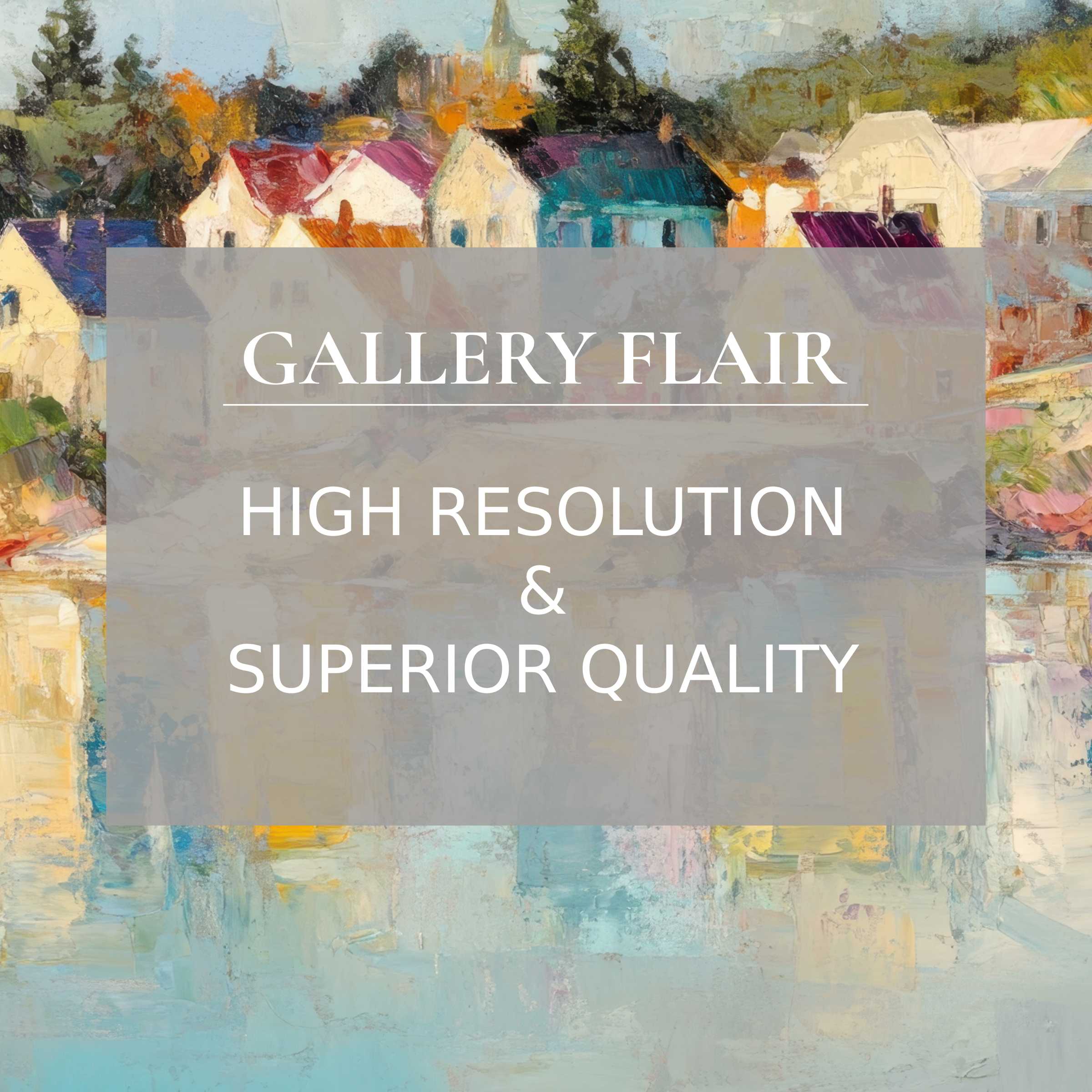 Elegant coastal Frame TV picture featuring high-resolution, textured brushstrokes and refined visual clarity