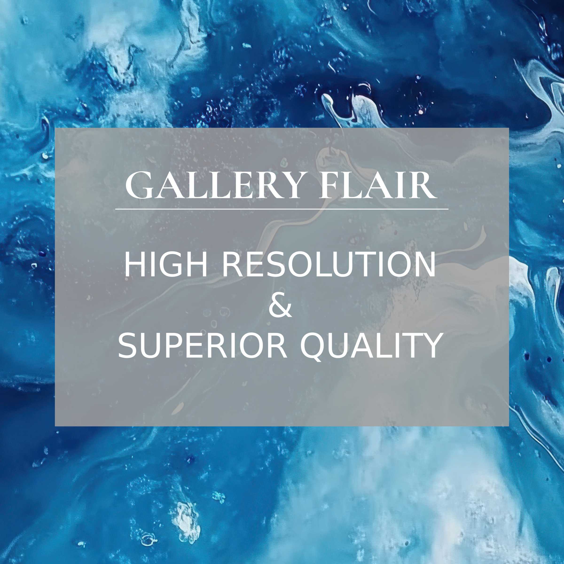 Calming deep blue and silver swirls form radiant, high-resolution abstract printable art that elevates modern interiors