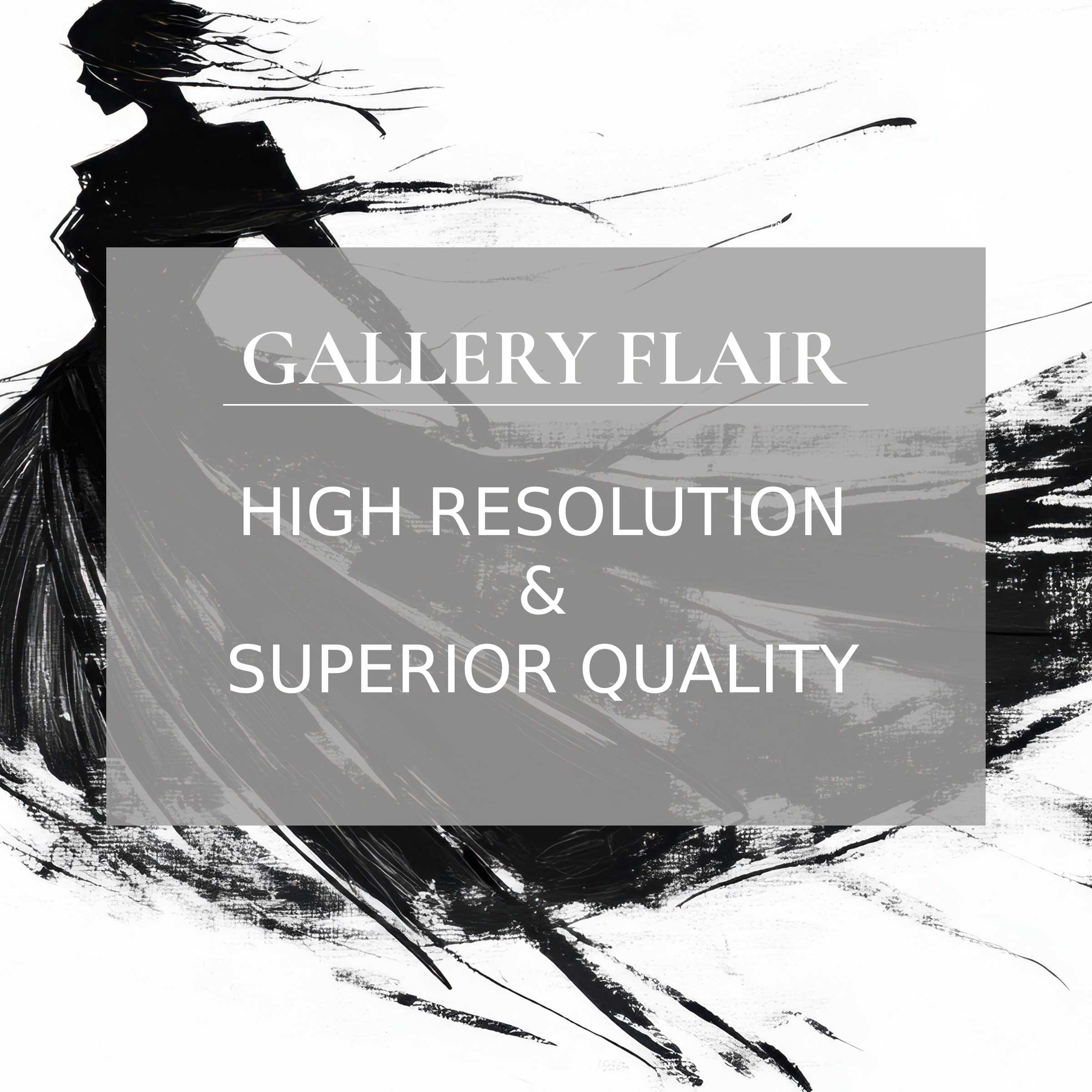 Graceful black and white printable art capturing fluid motion with bold, refined strokes, elevating chic modern interiors