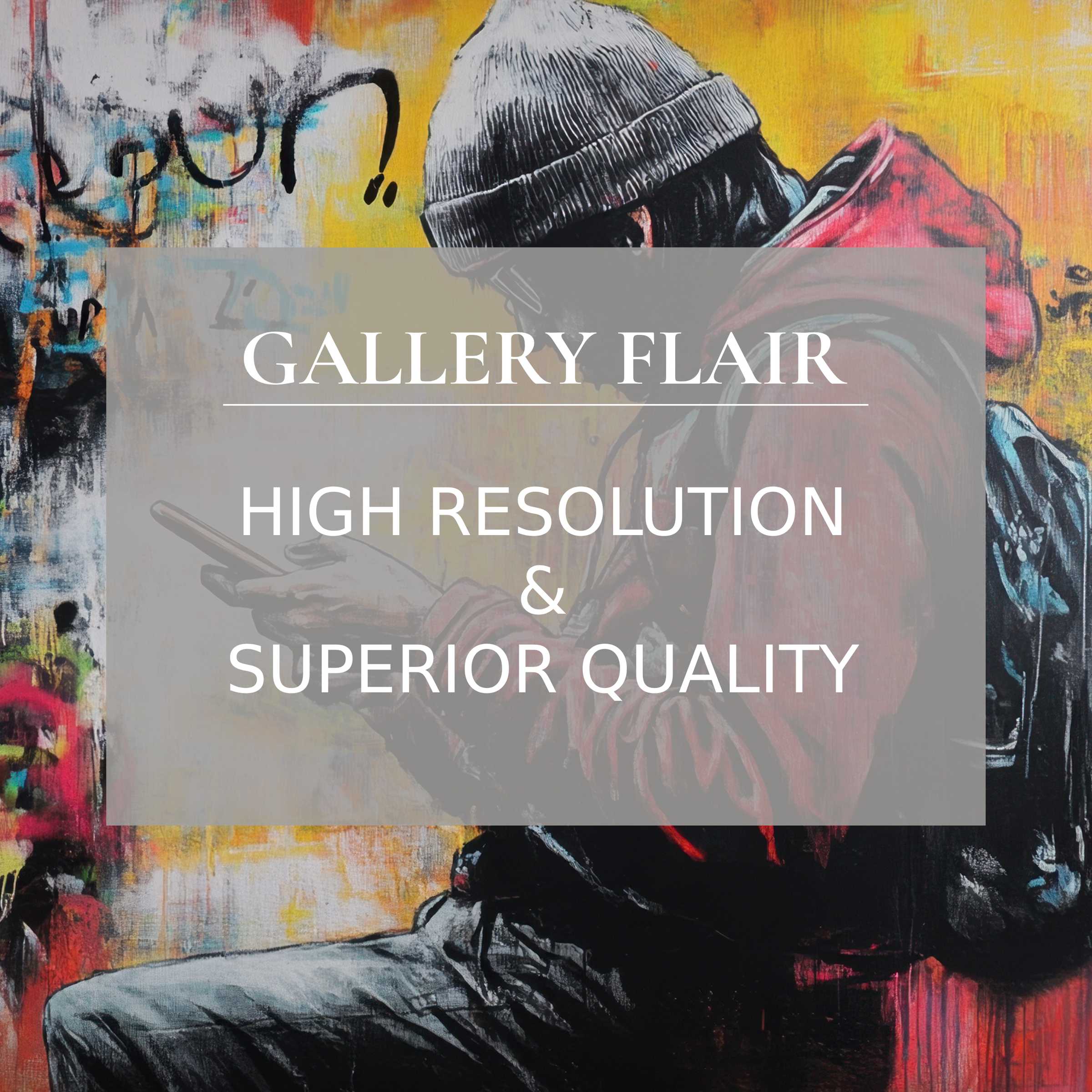 Elegant street art Frame TV picture showcasing vibrant detail, sharp resolution, and refined urban character for stylish interiors