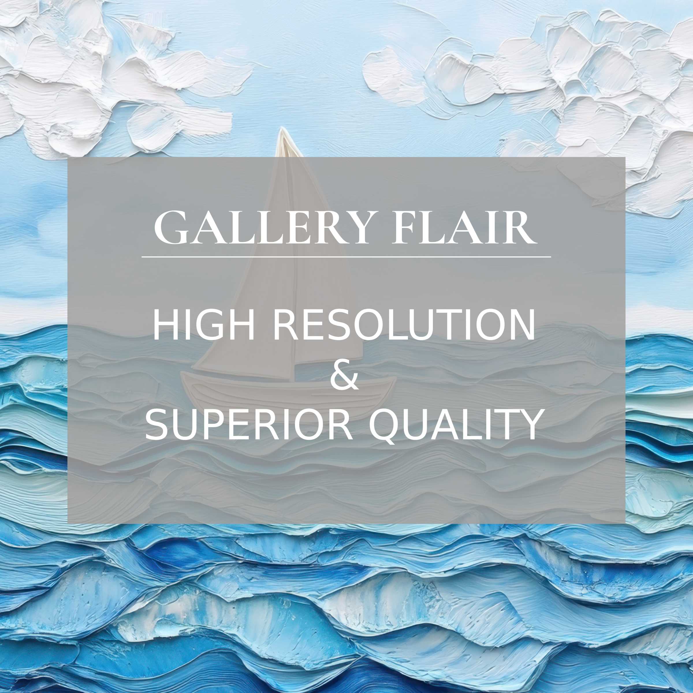 Calming nursery printable art with textured waves and clouds, crafted in premium detail to elevate modern nursery decor