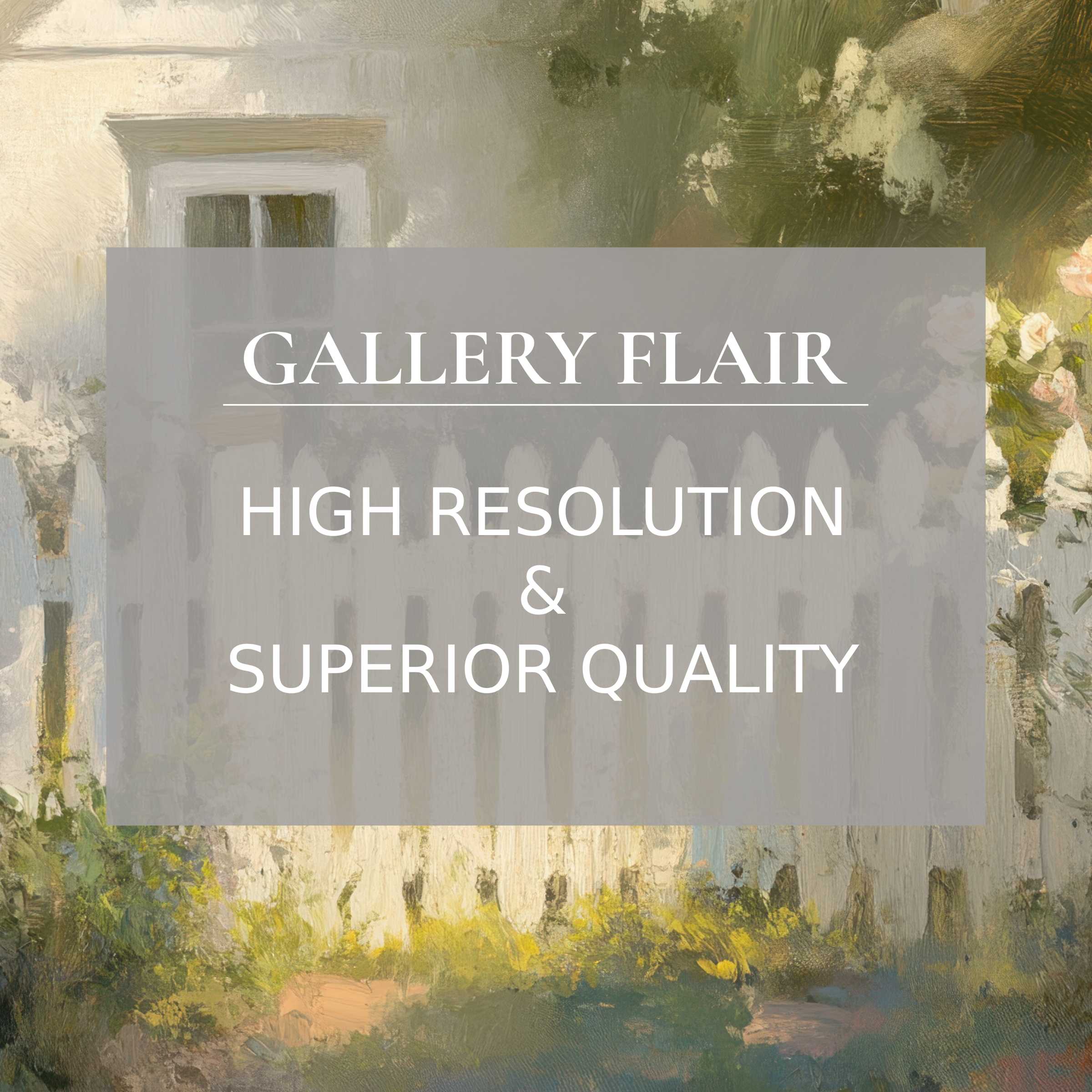 Elegant farmhouse Frame TV picture showcasing high-resolution, refined brushstrokes with exceptional clarity and timeless appeal